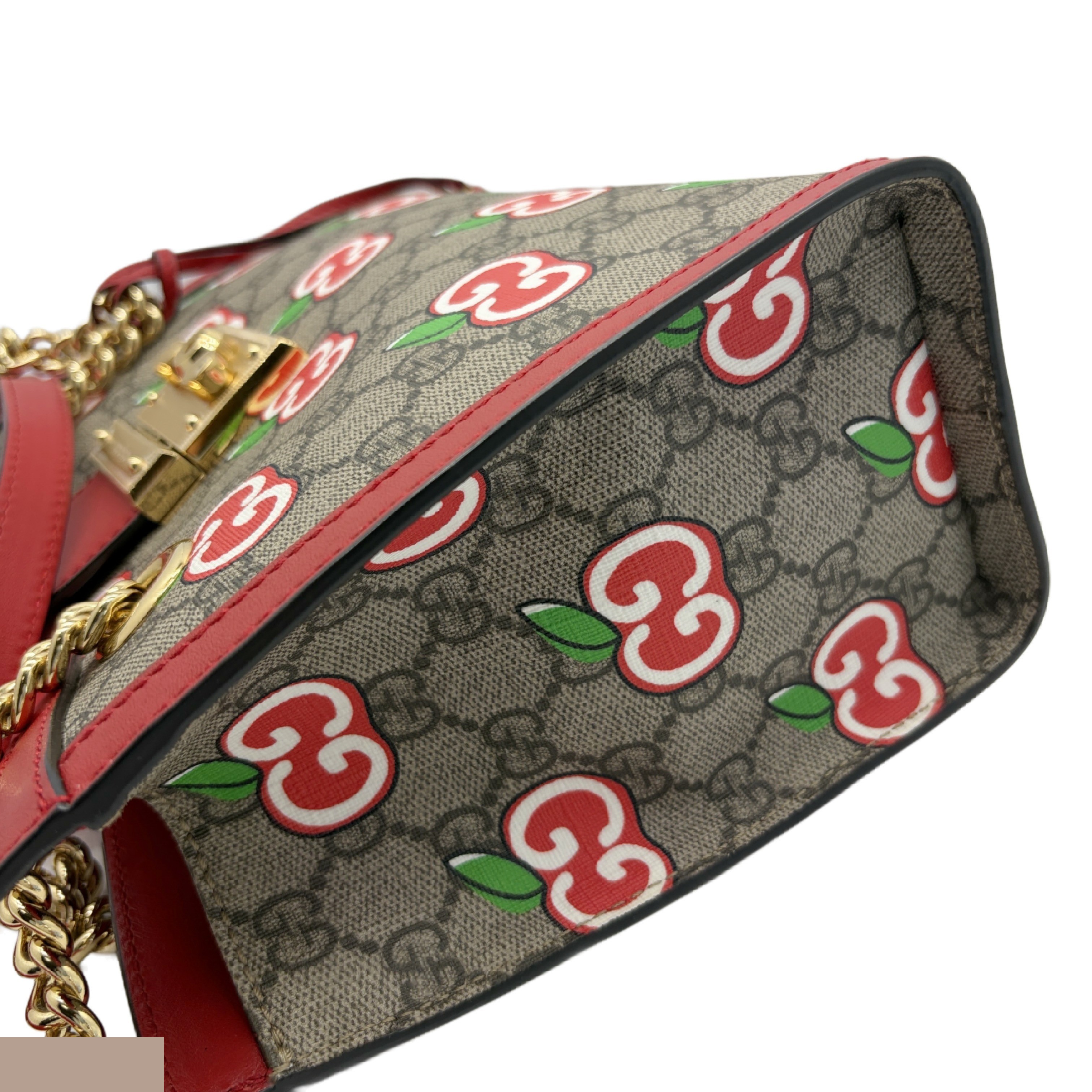 Padlock GG Apple Small Shoulder Bag — view 3