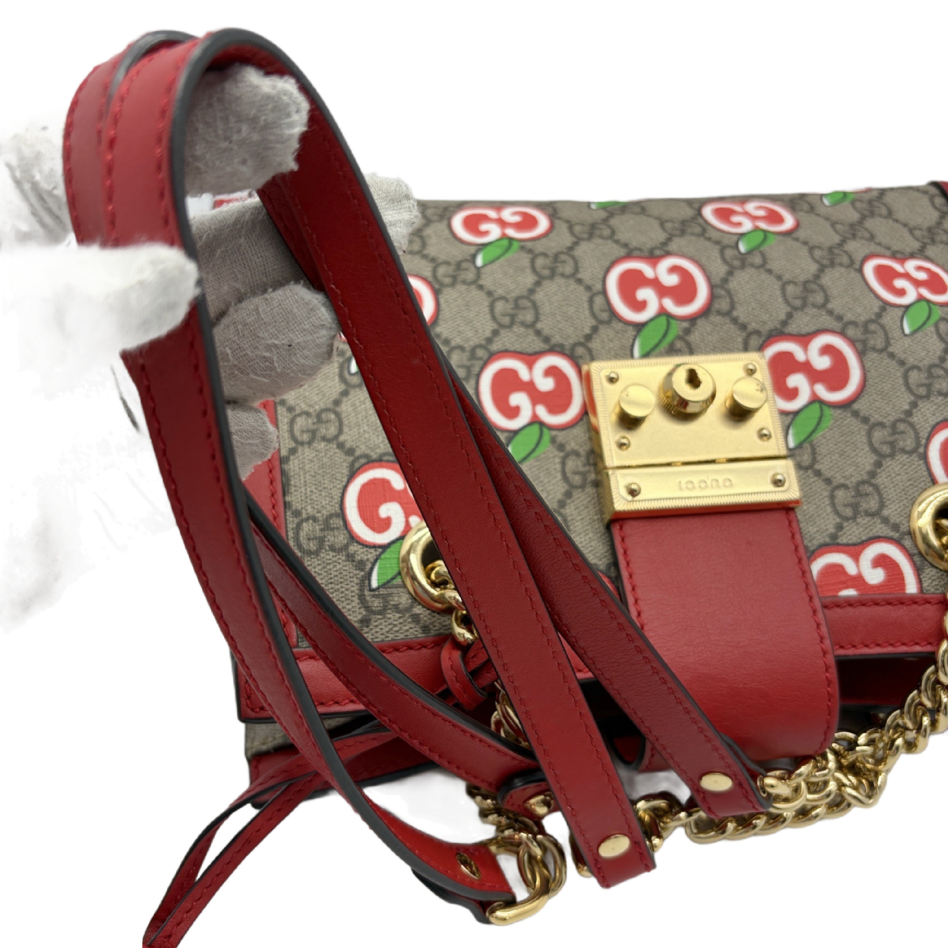 Padlock GG Apple Small Shoulder Bag — view 8