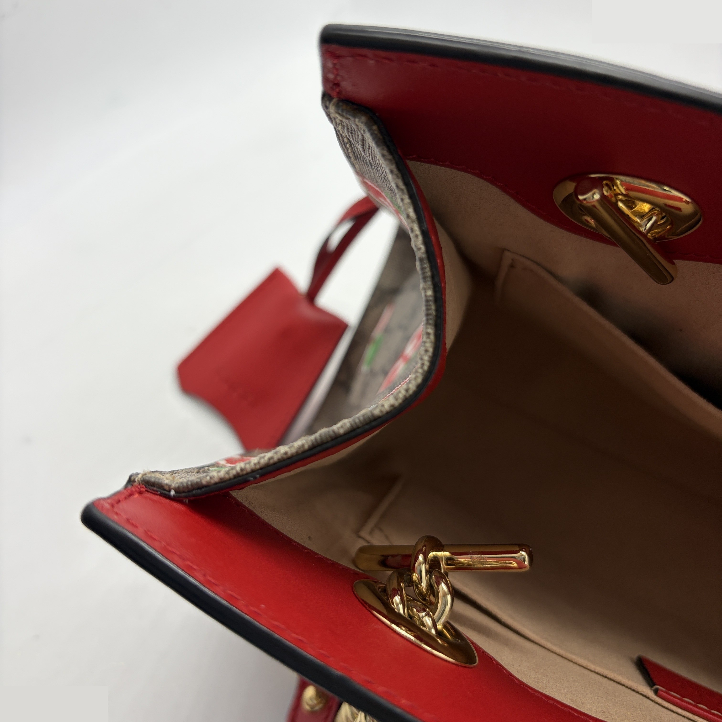 Padlock GG Apple Small Shoulder Bag — view 10