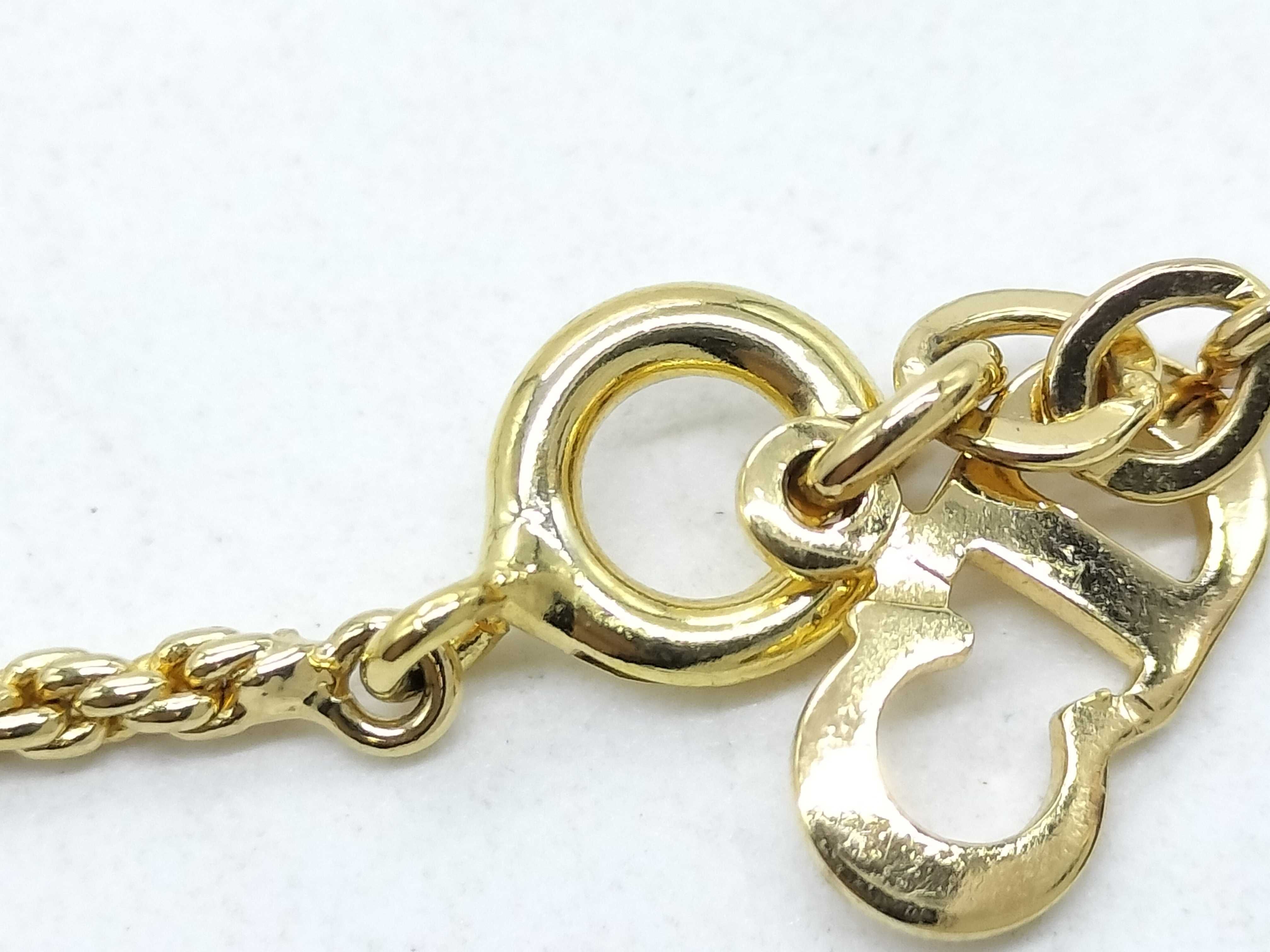CD logo necklace — view 4