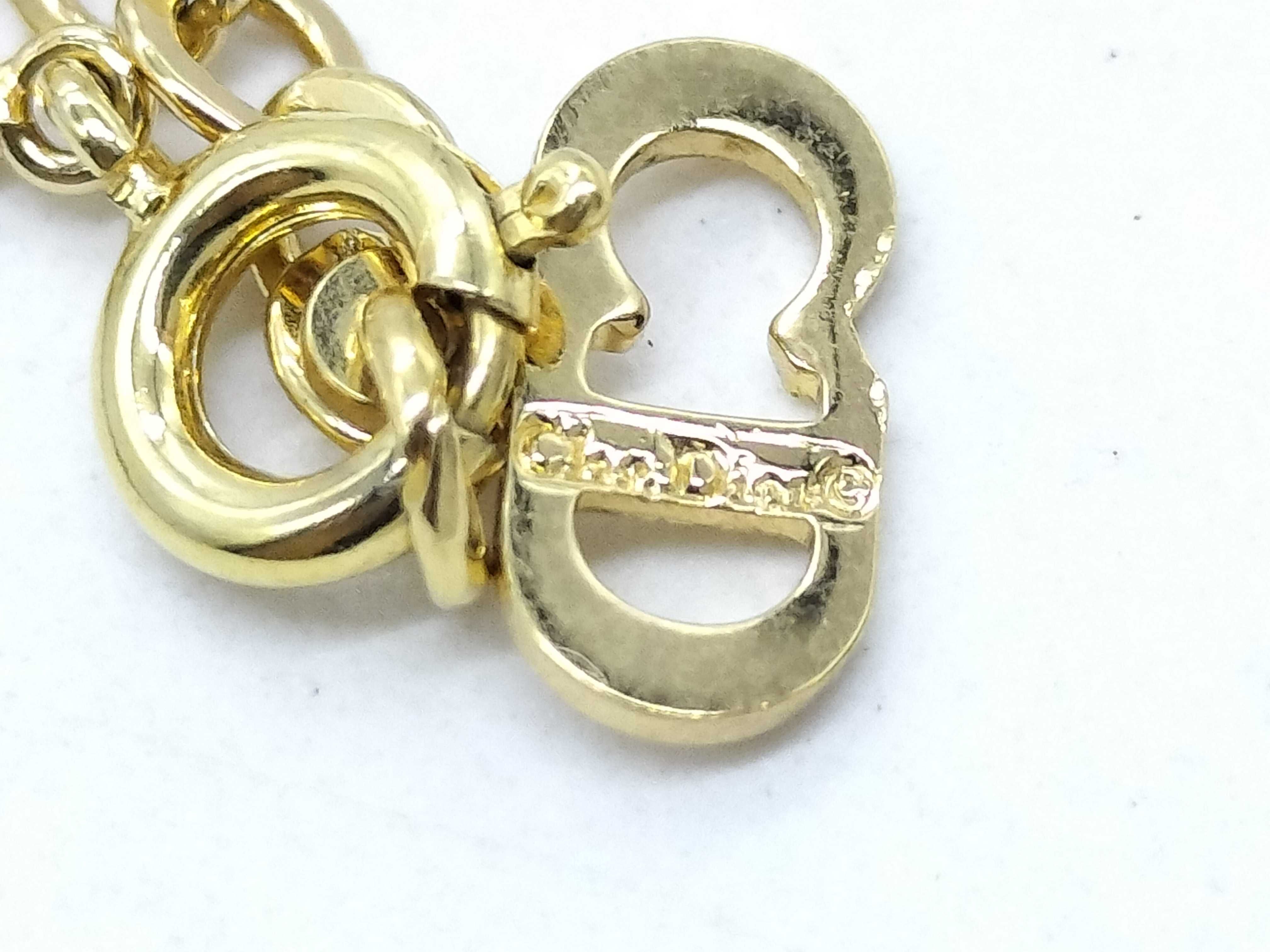 CD logo necklace — view 5
