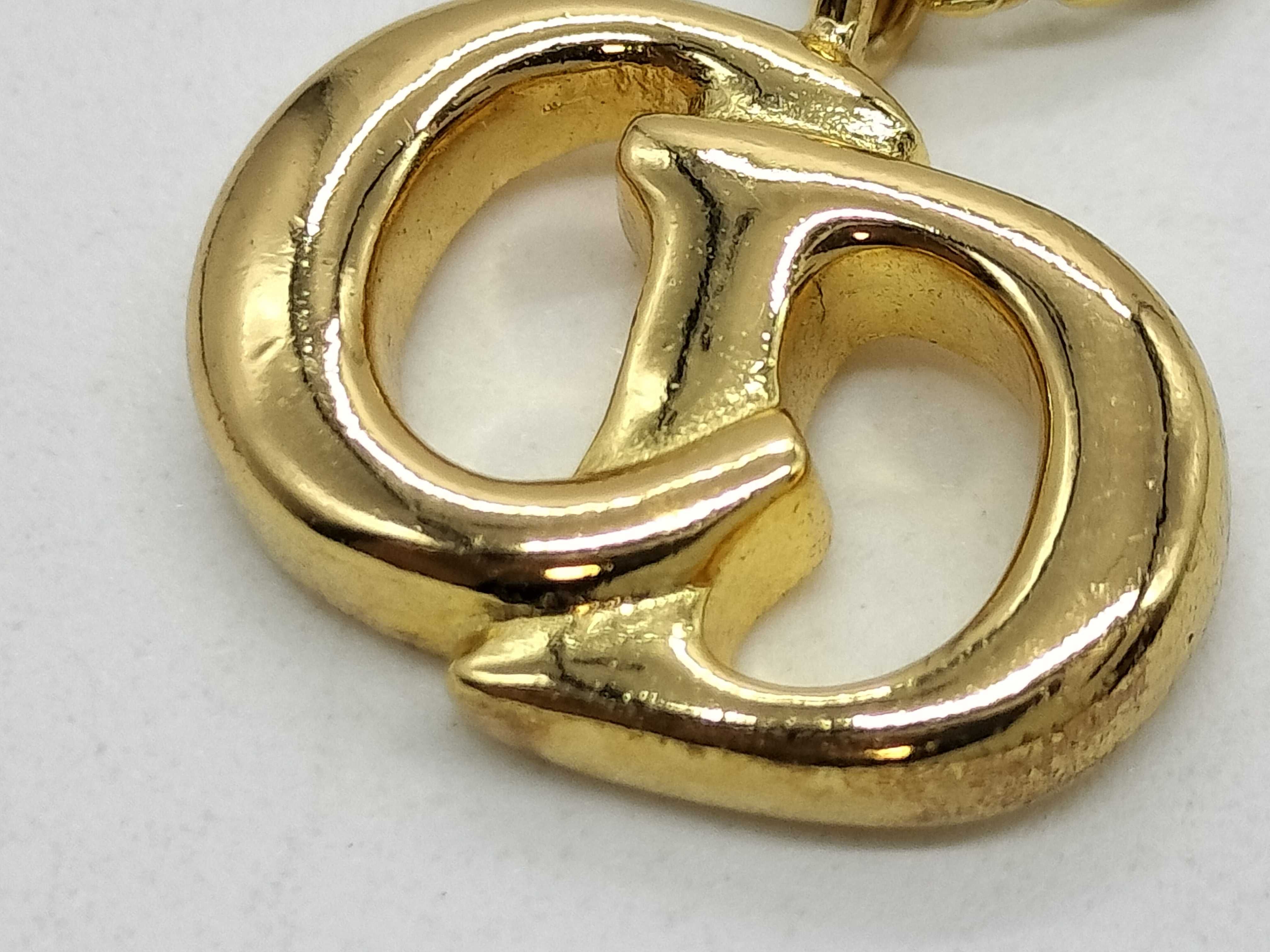 CD logo necklace — view 7