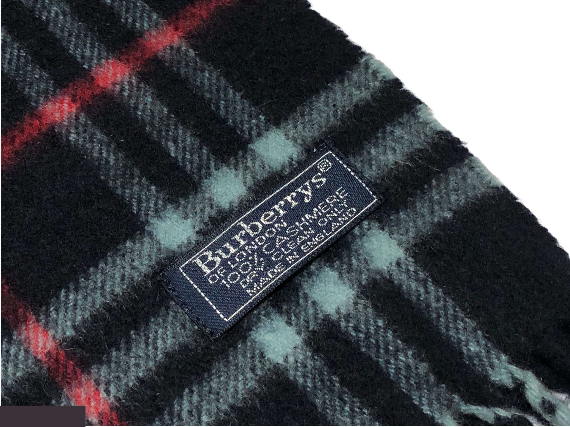 scarf, check pattern, 100% cashmere. — view 2