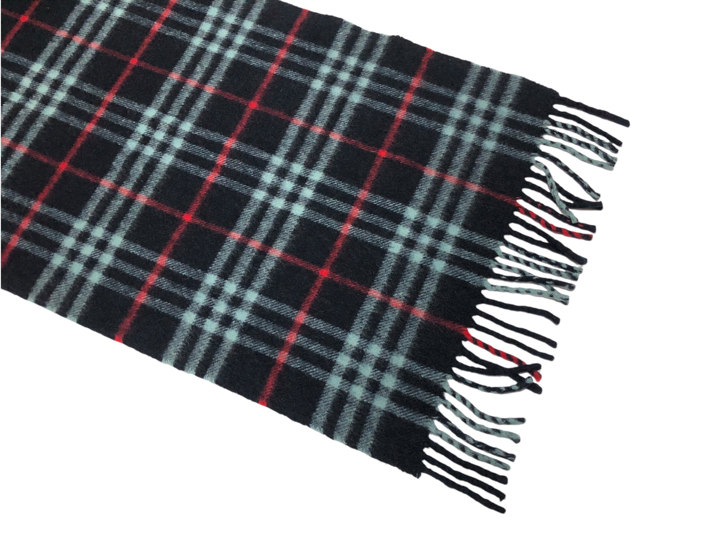 scarf, check pattern, 100% cashmere. — view 11