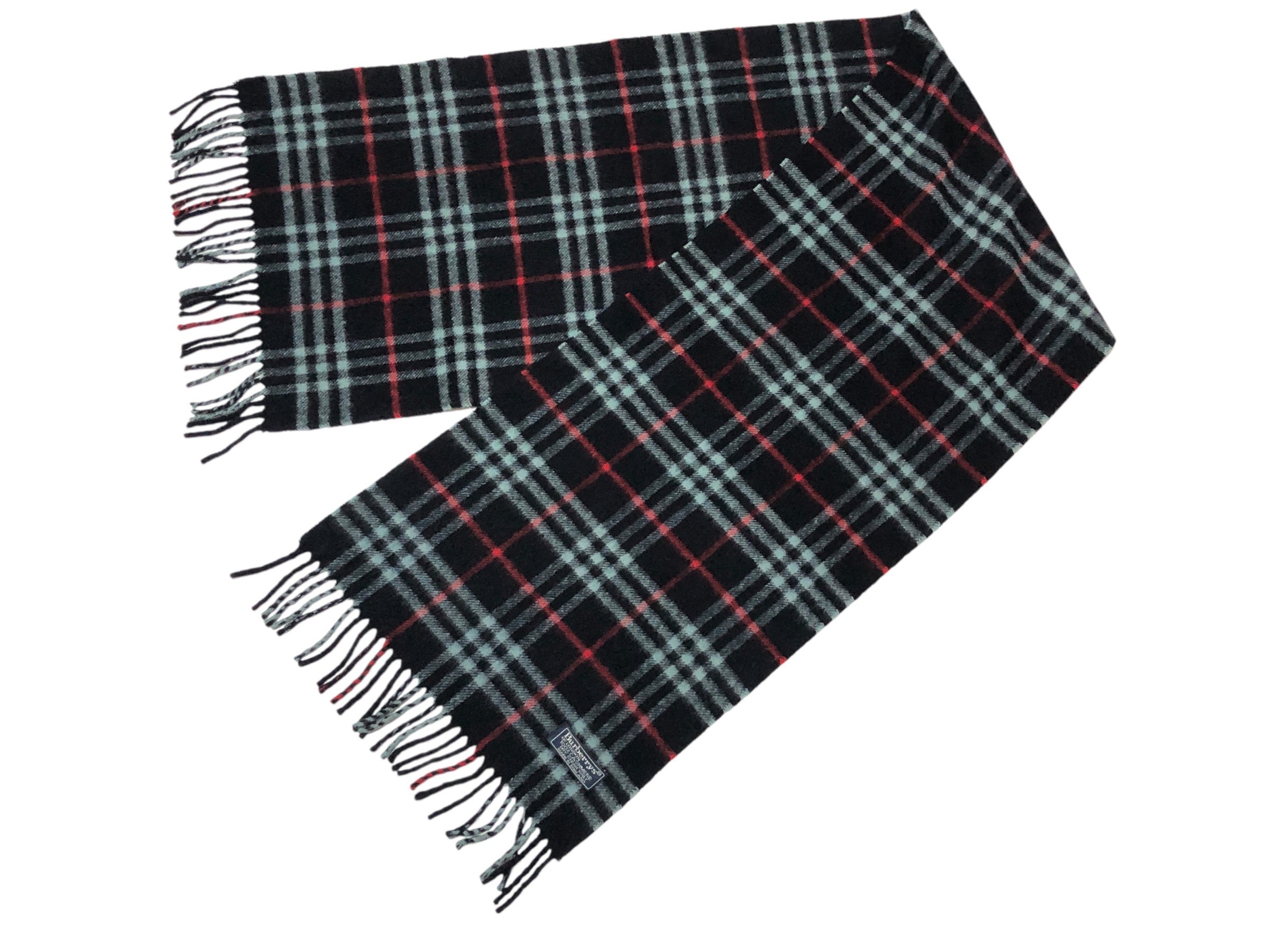 scarf, check pattern, 100% cashmere. — view 5