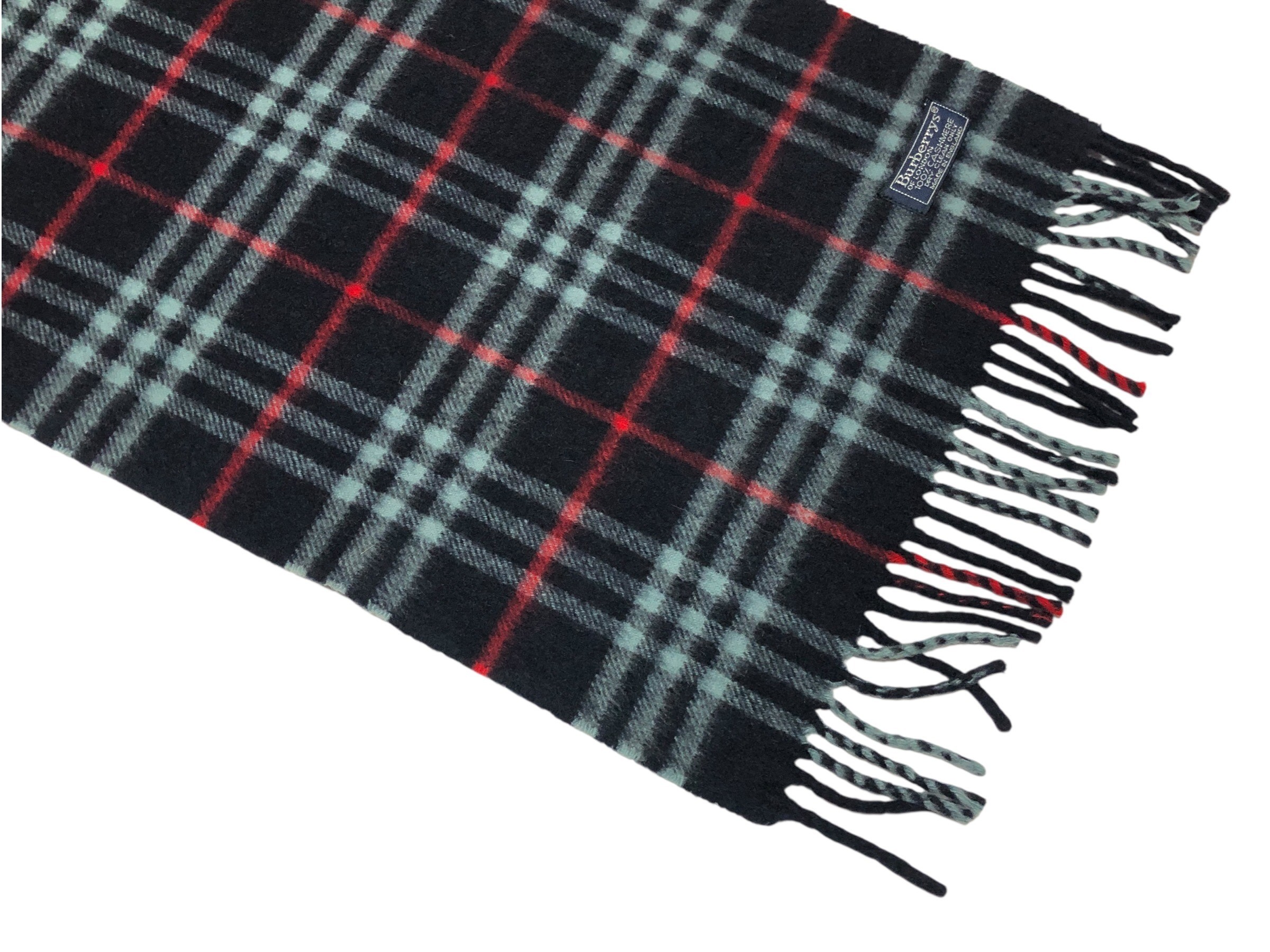 scarf, check pattern, 100% cashmere. — view 6