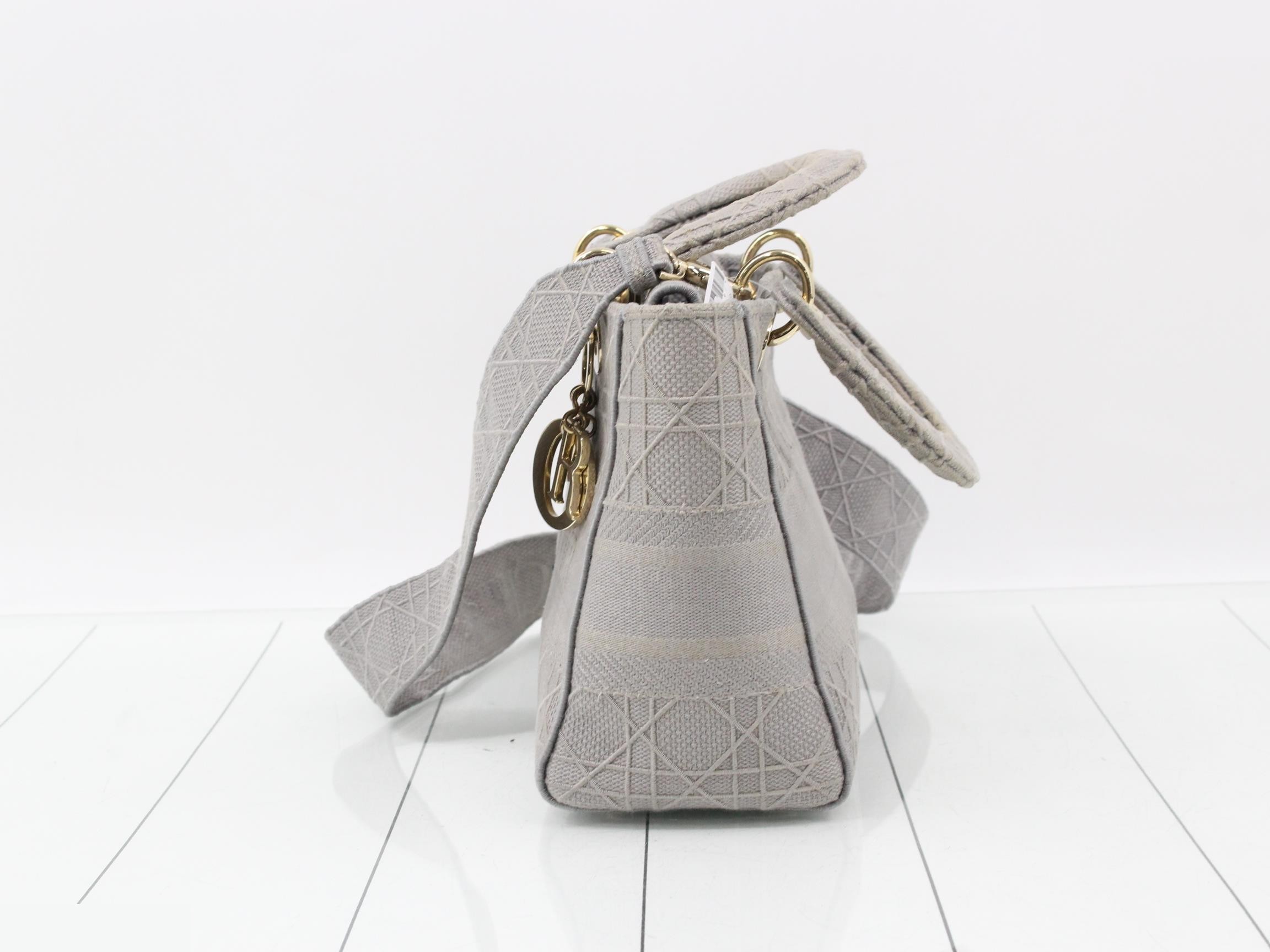 Cannage Lady D Shoulder Bag (2-Way) — view 3