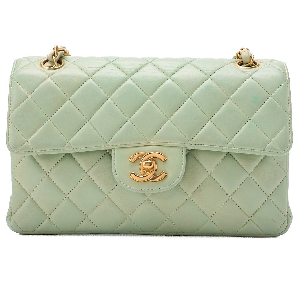 Lambskin Matelassé Double-Faced Chain Shoulder Bag — view 2