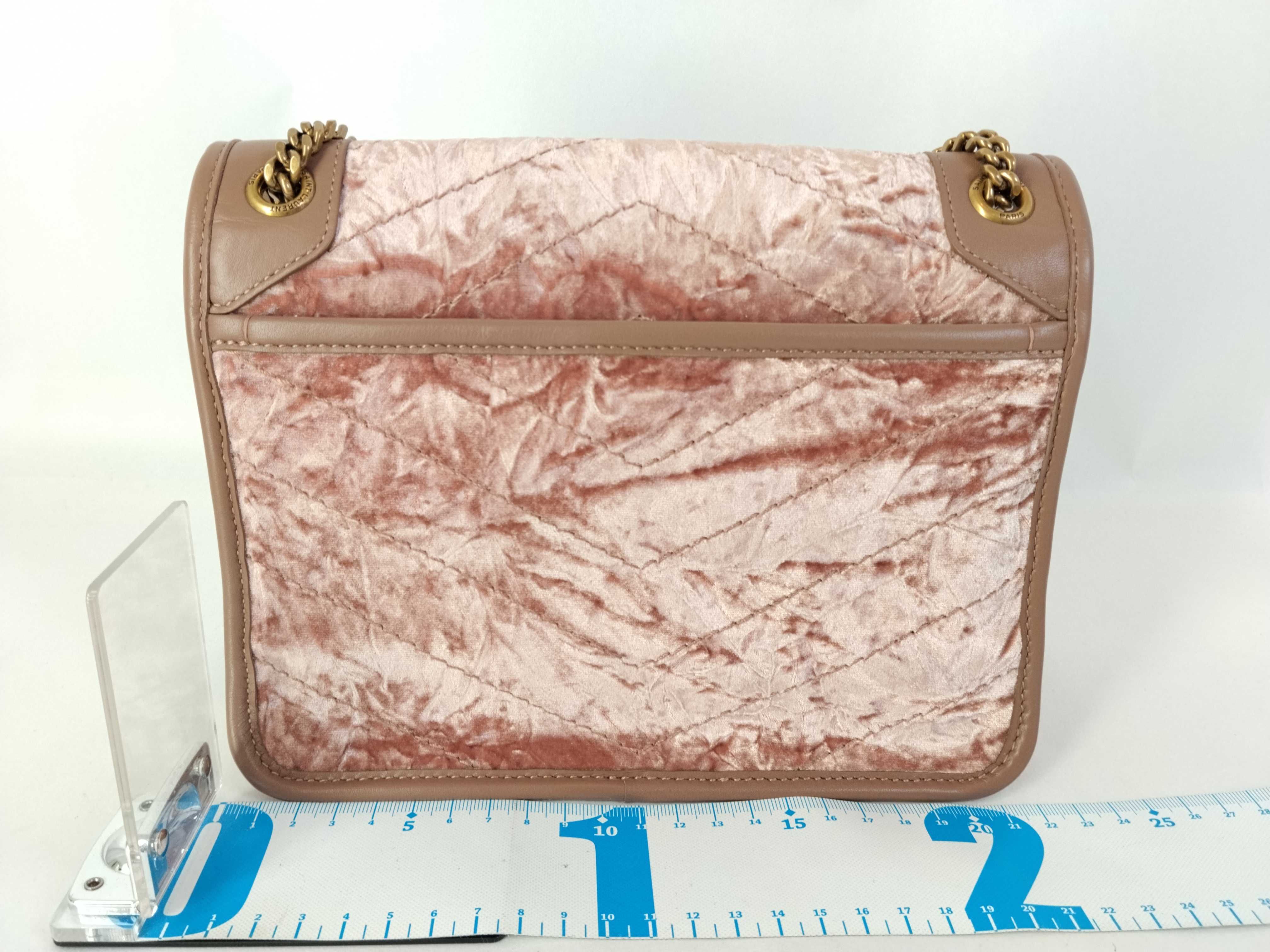 Niki Shoulder Bag, Velour Shoulder Bag — view 2