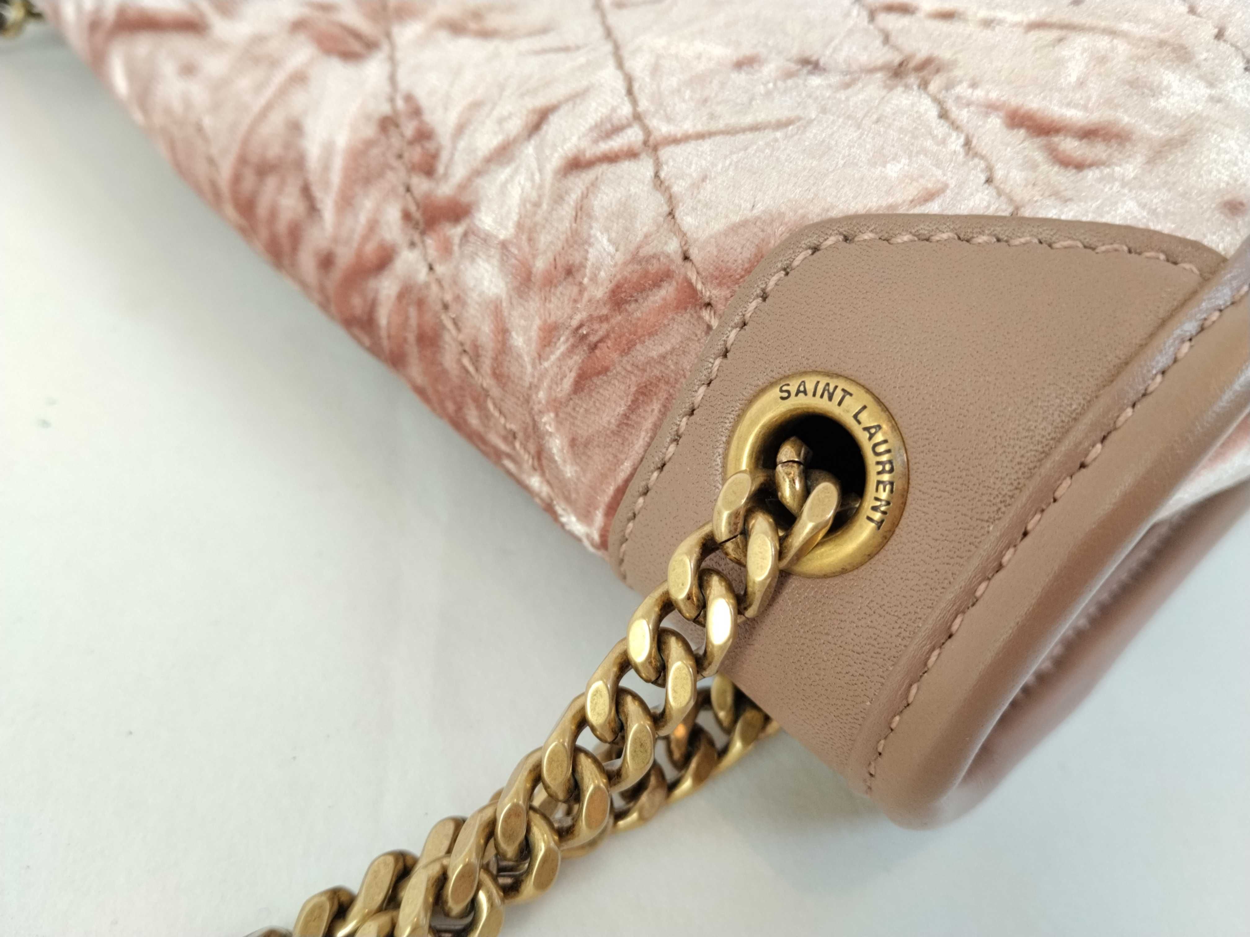 Niki Shoulder Bag, Velour Shoulder Bag — view 5