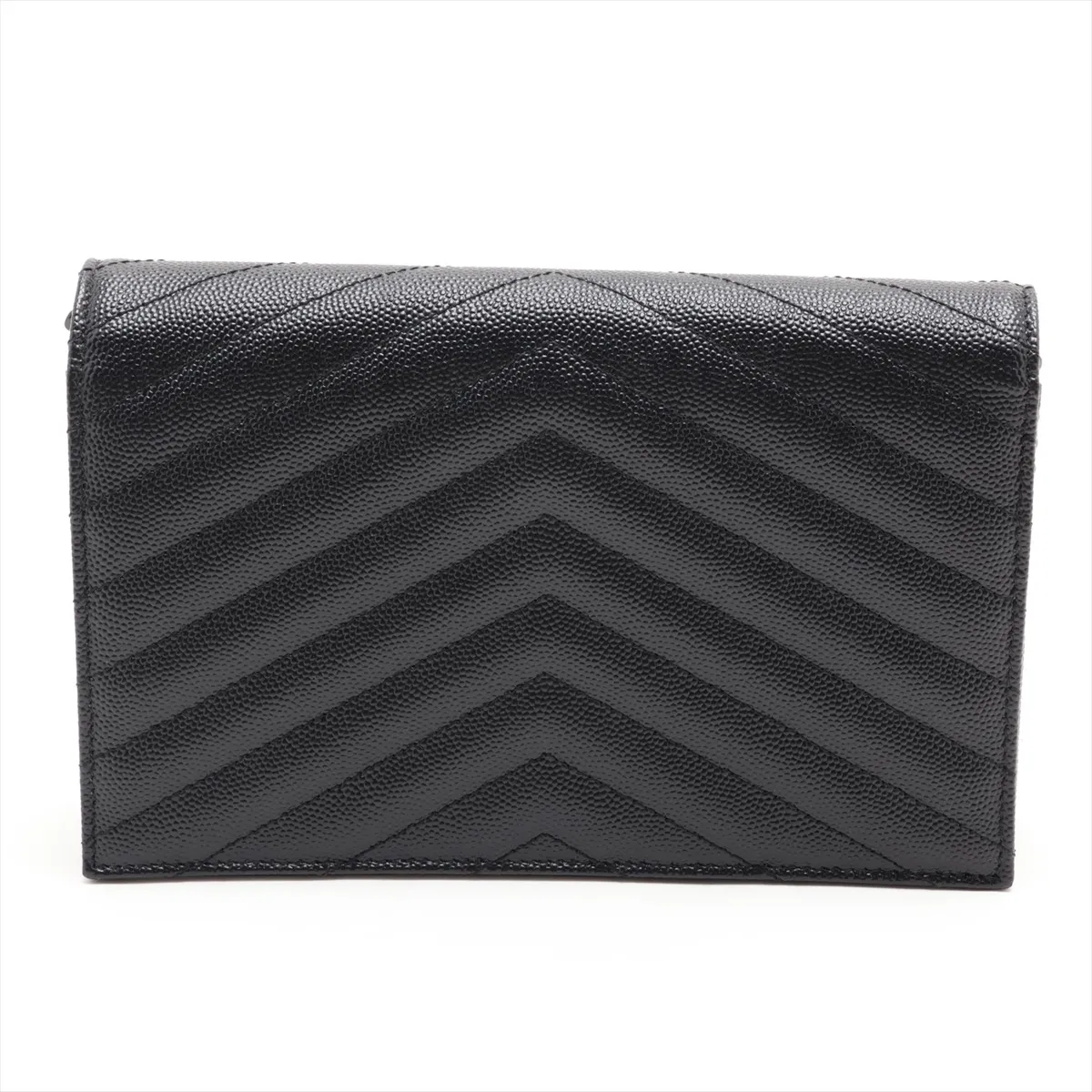 Envelope 695108 Leather Chain Wallet Black 695108 — view 2