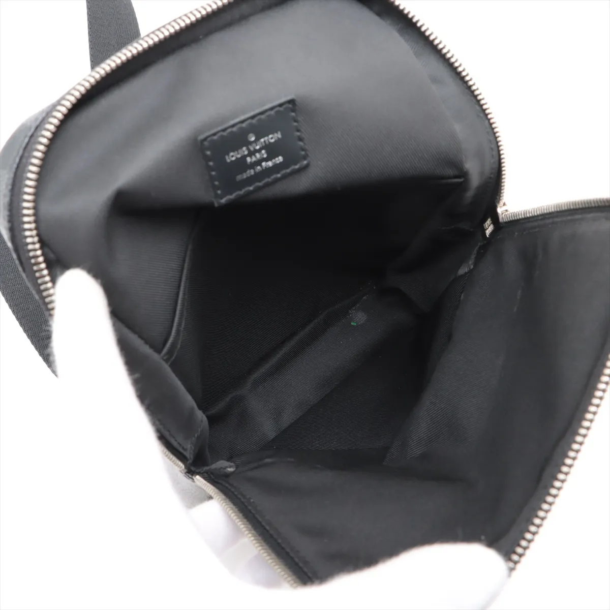 Damier Graphite Avenue Sling Bag N41719 MB0260 Black (RFID detected) — view 6