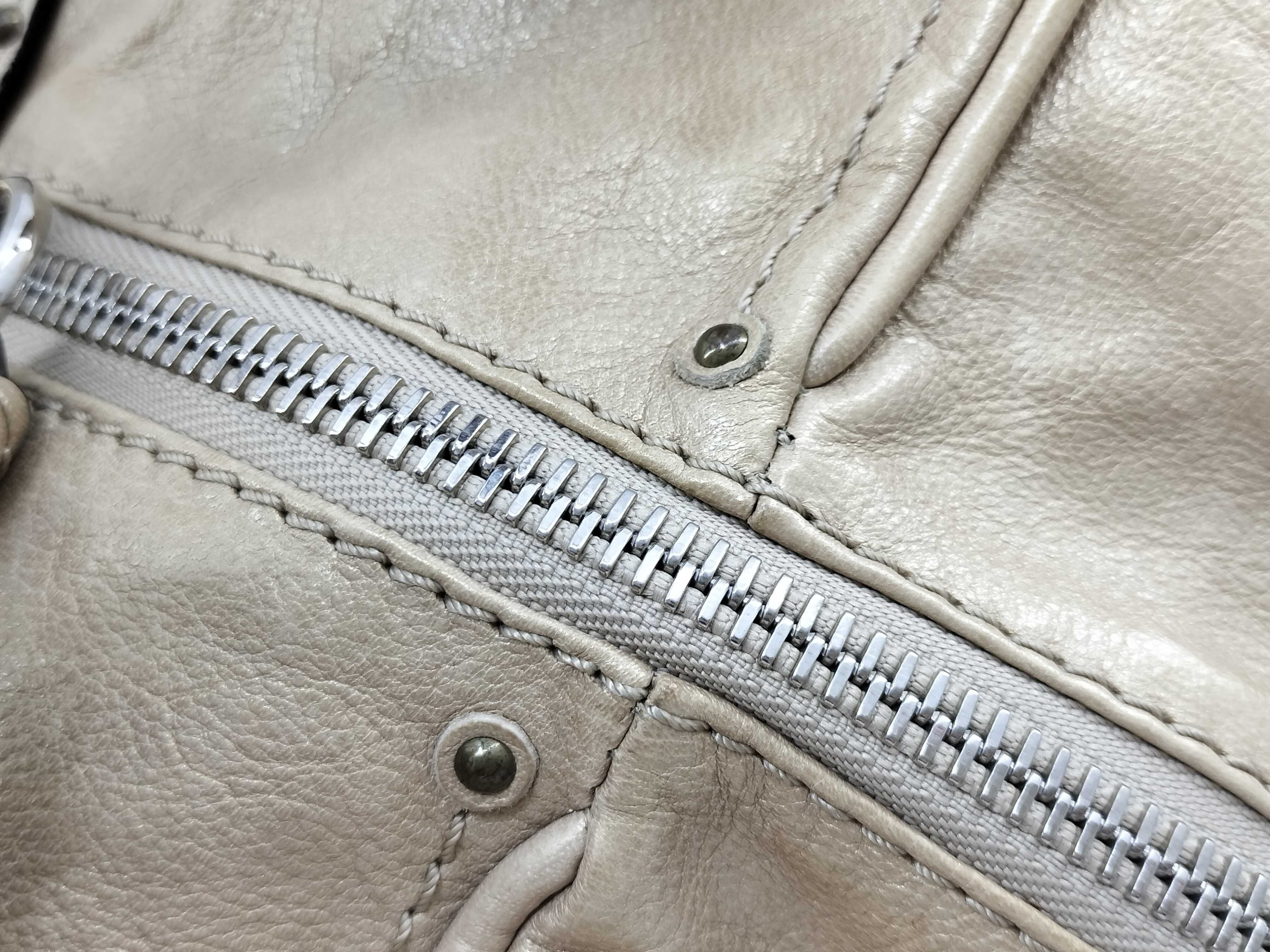 Paddington handbag, leather, beige, with dust bag. — view 7