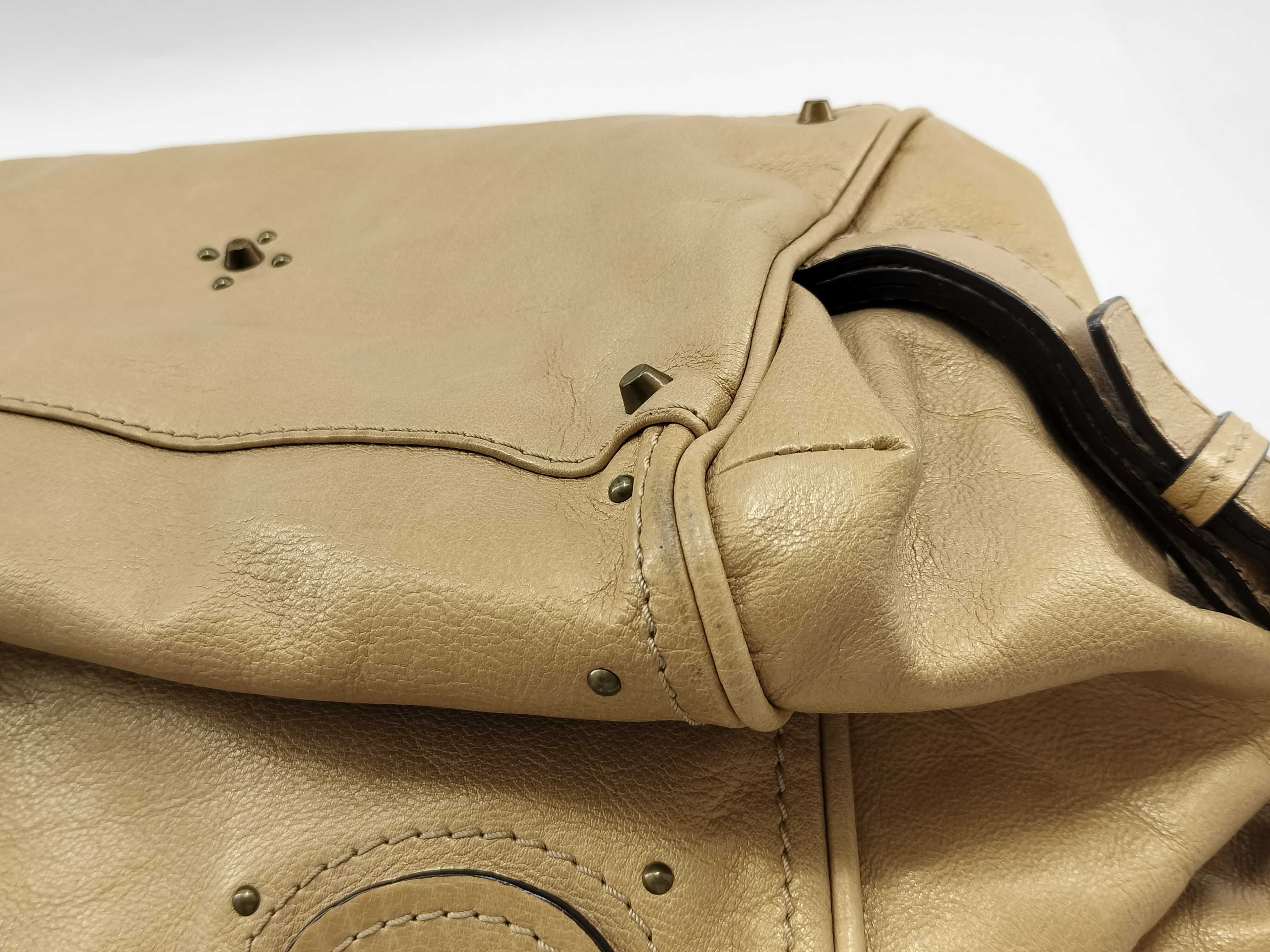 Paddington handbag, leather, beige, with dust bag. — view 10