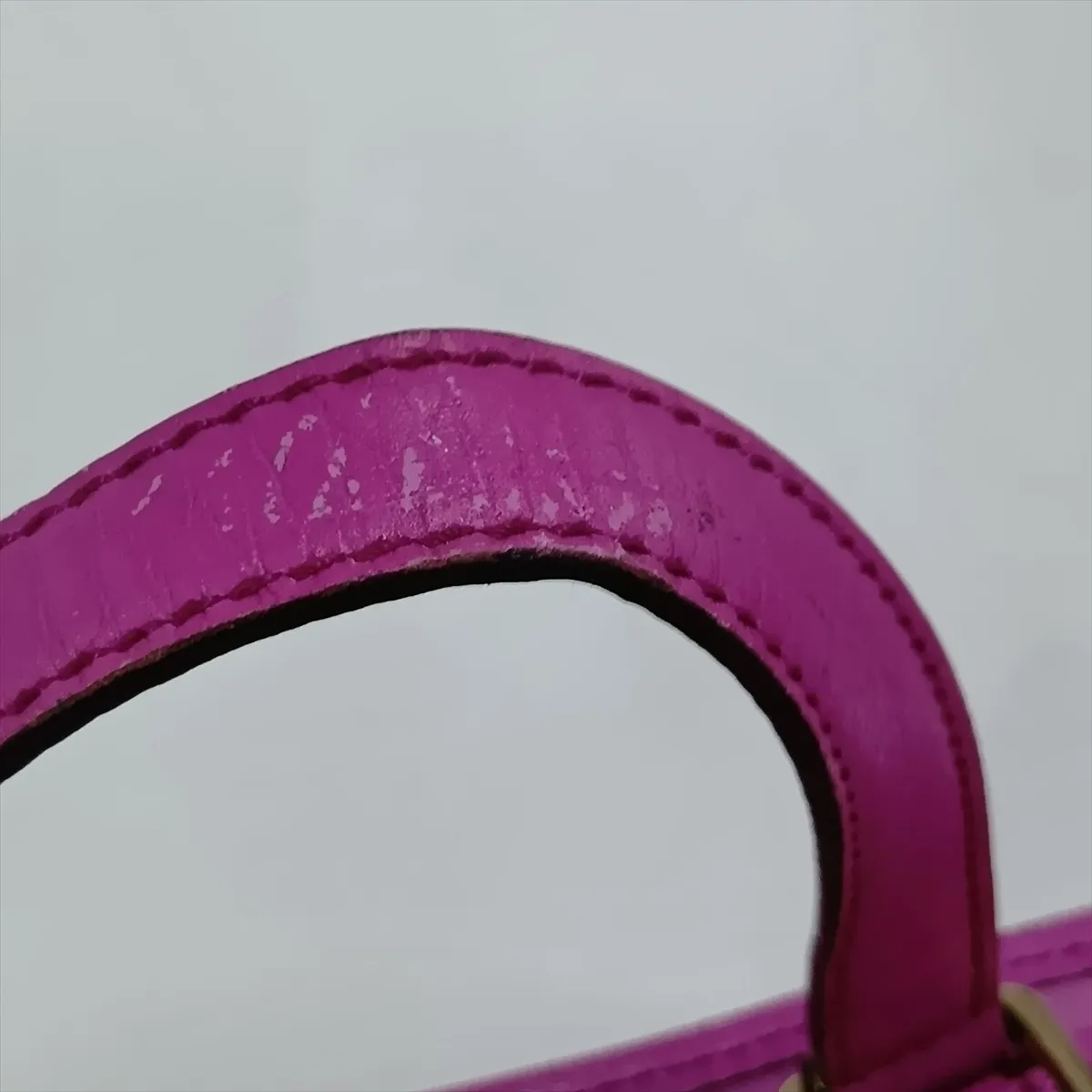 GG Canvas x Leather Handbag Beige x Purple 139261 — view 14