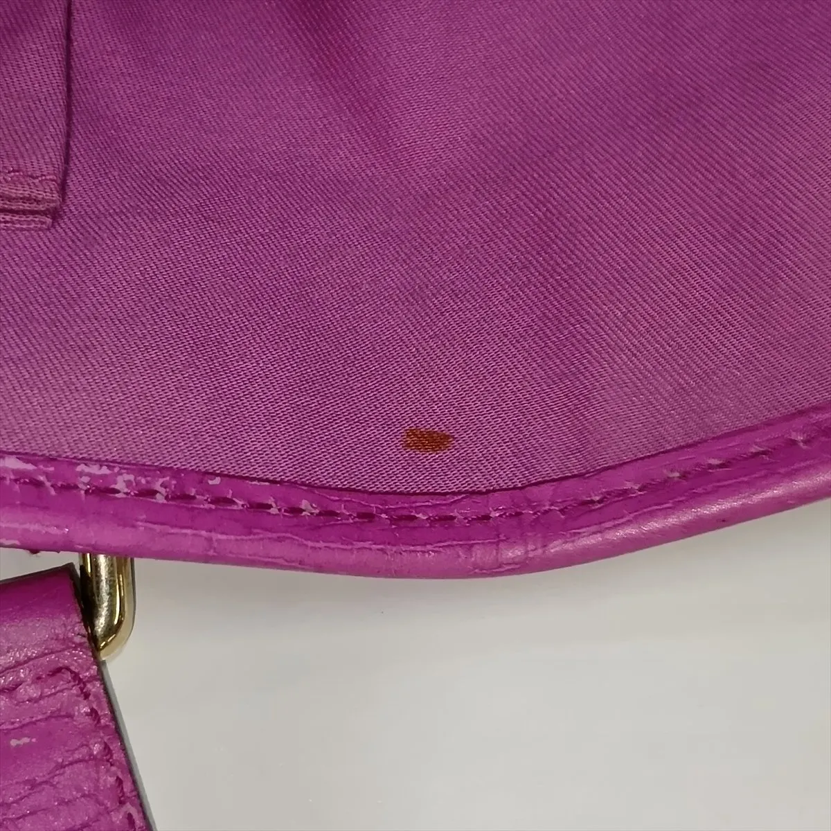 GG Canvas x Leather Handbag Beige x Purple 139261 — view 10