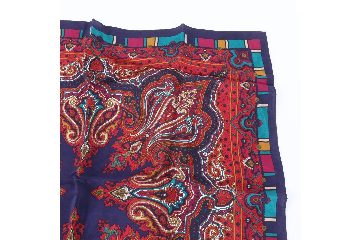 100% Silk Scarf with Tag — view 3