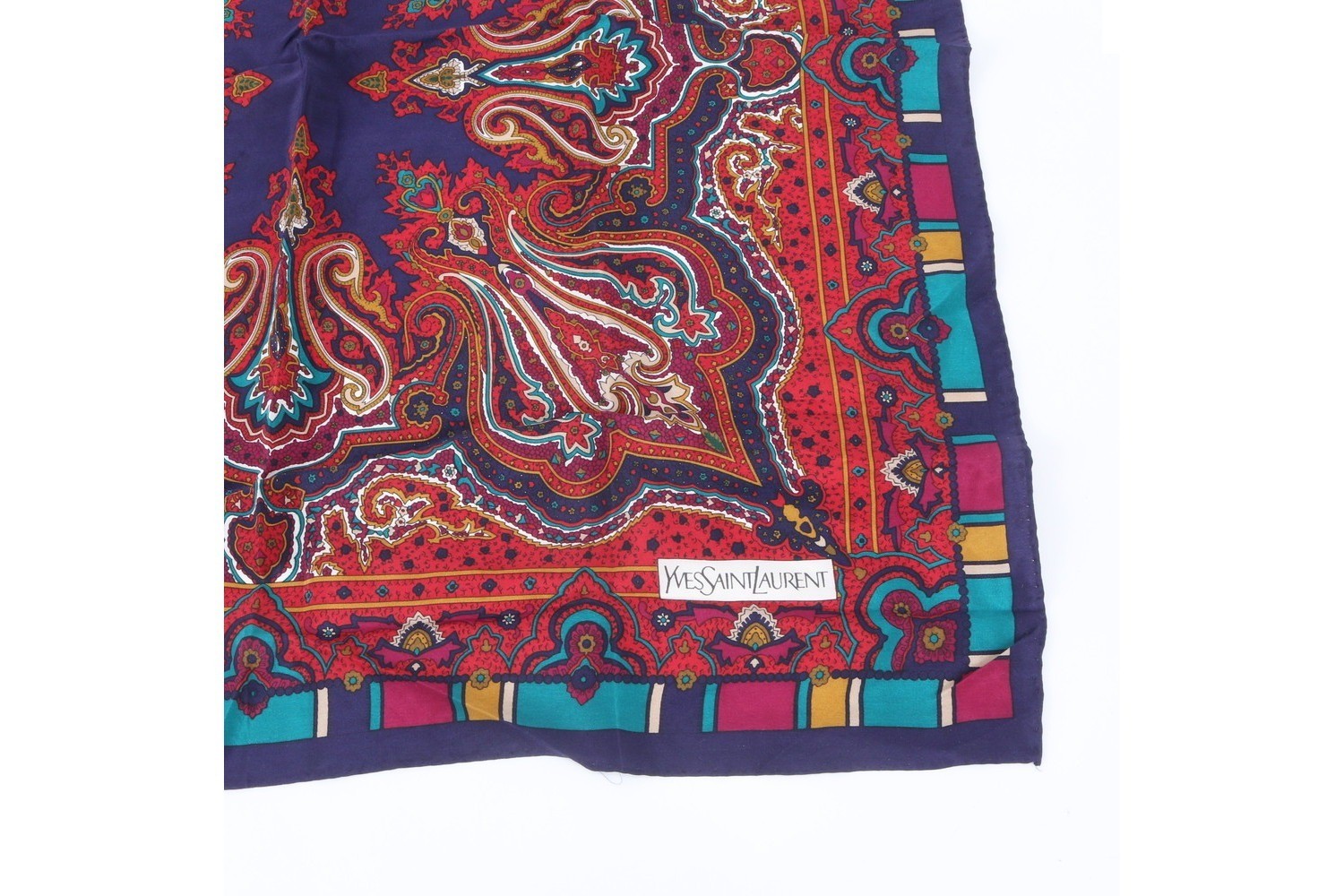 100% Silk Scarf with Tag — view 5
