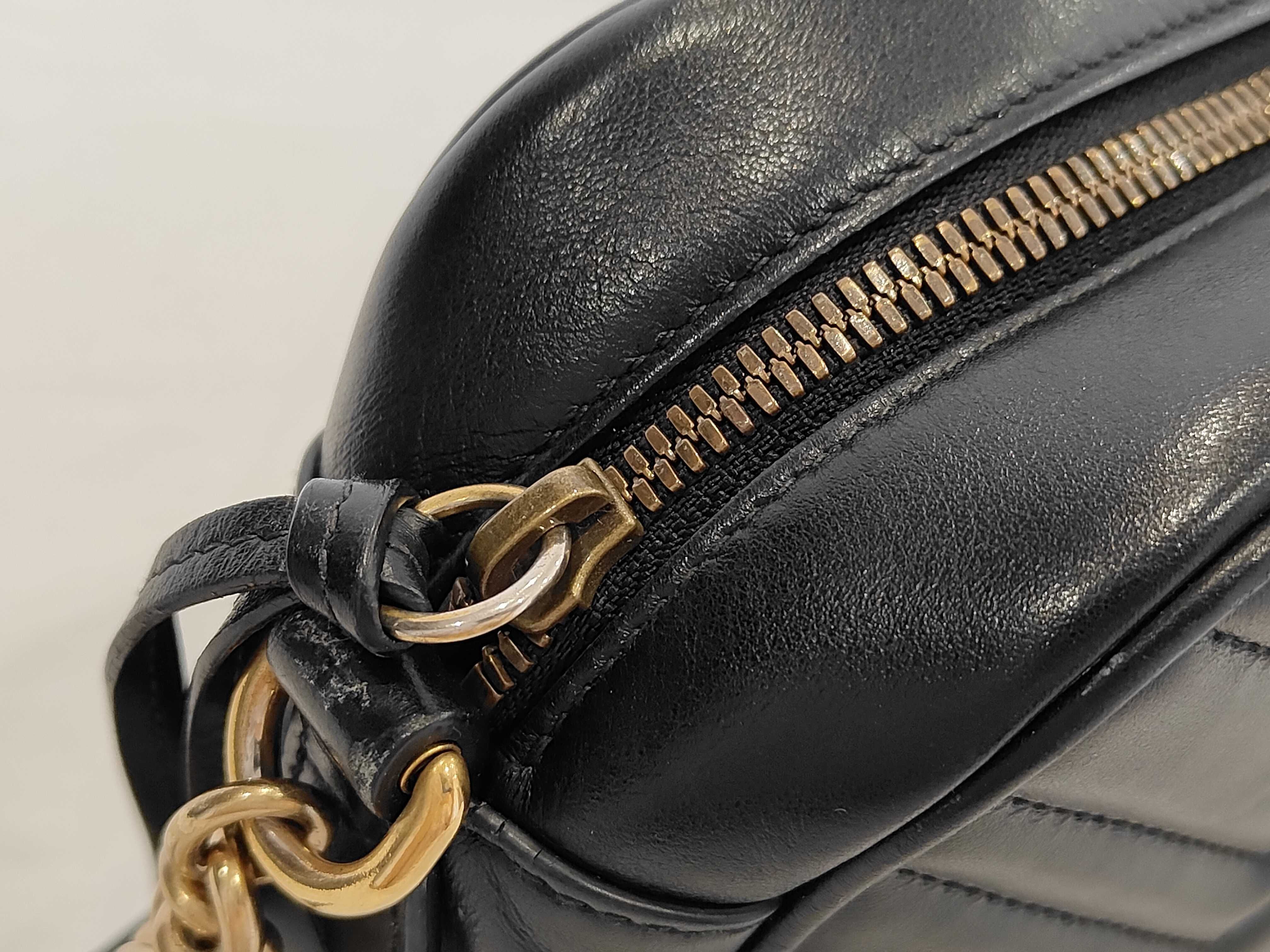 GG Marmont Leather Chain Shoulder Bag 447632 — view 9