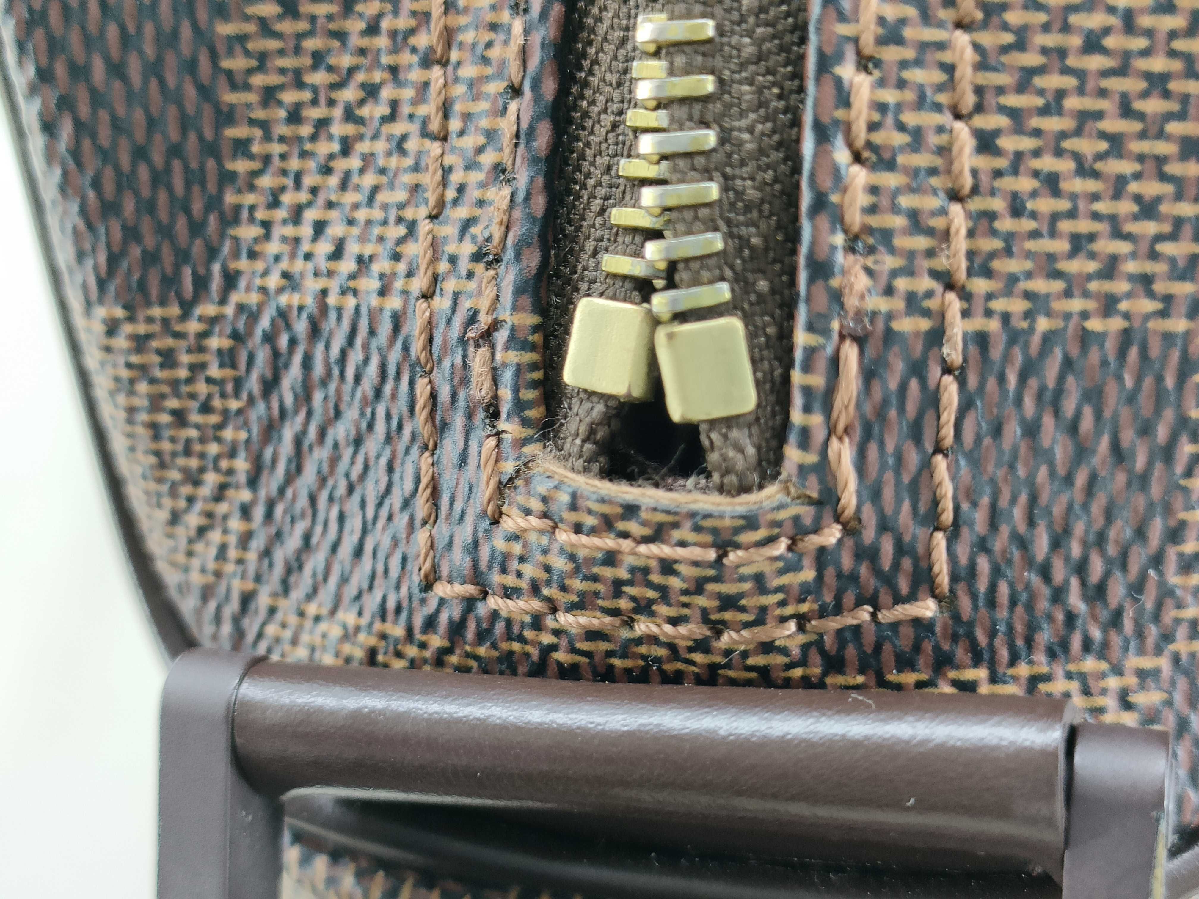 Damier Olaf PM N41442 MI1026 Brown Shoulder Bag — view 15