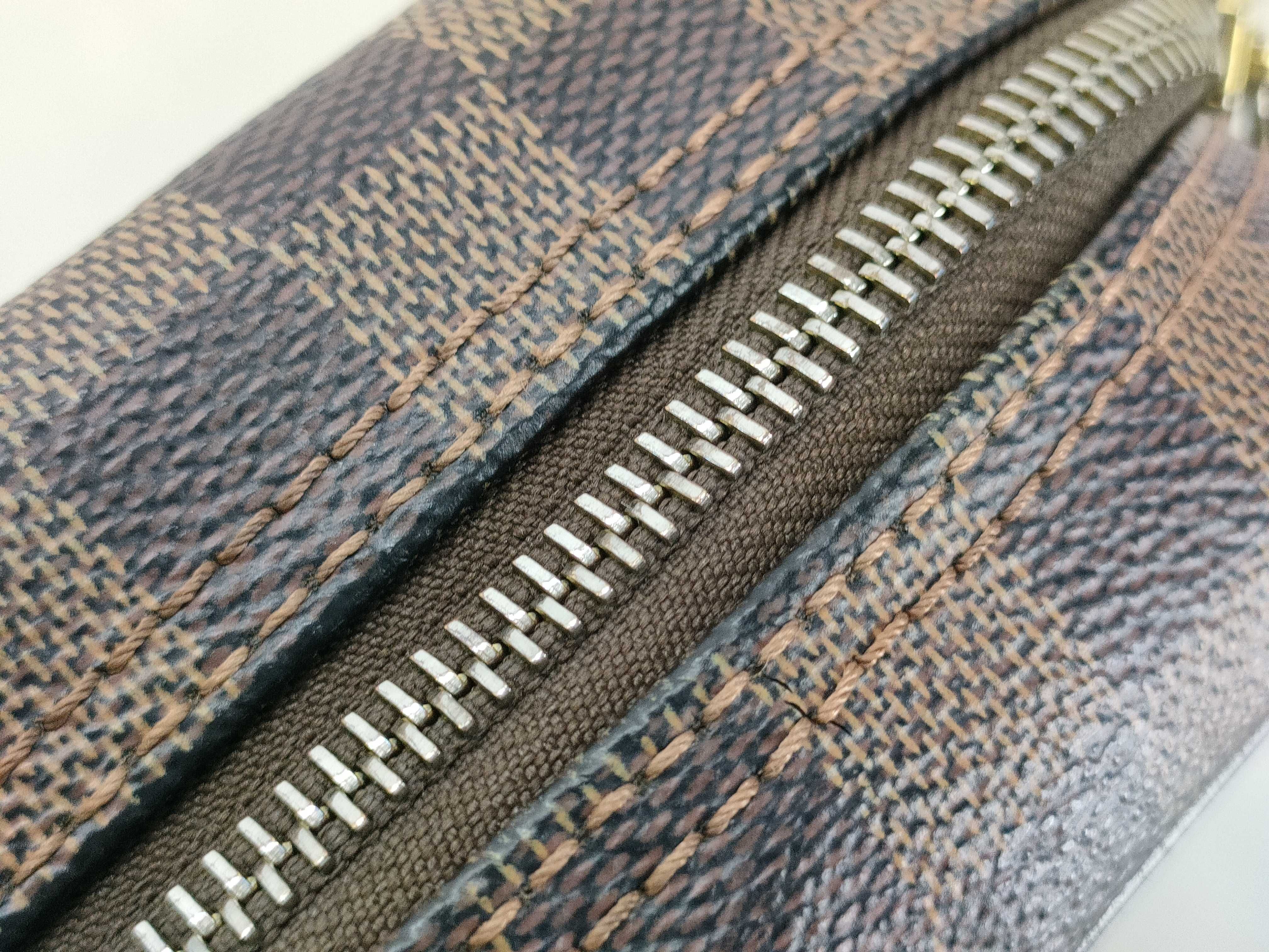 Damier Olaf PM N41442 MI1026 Brown Shoulder Bag — view 8