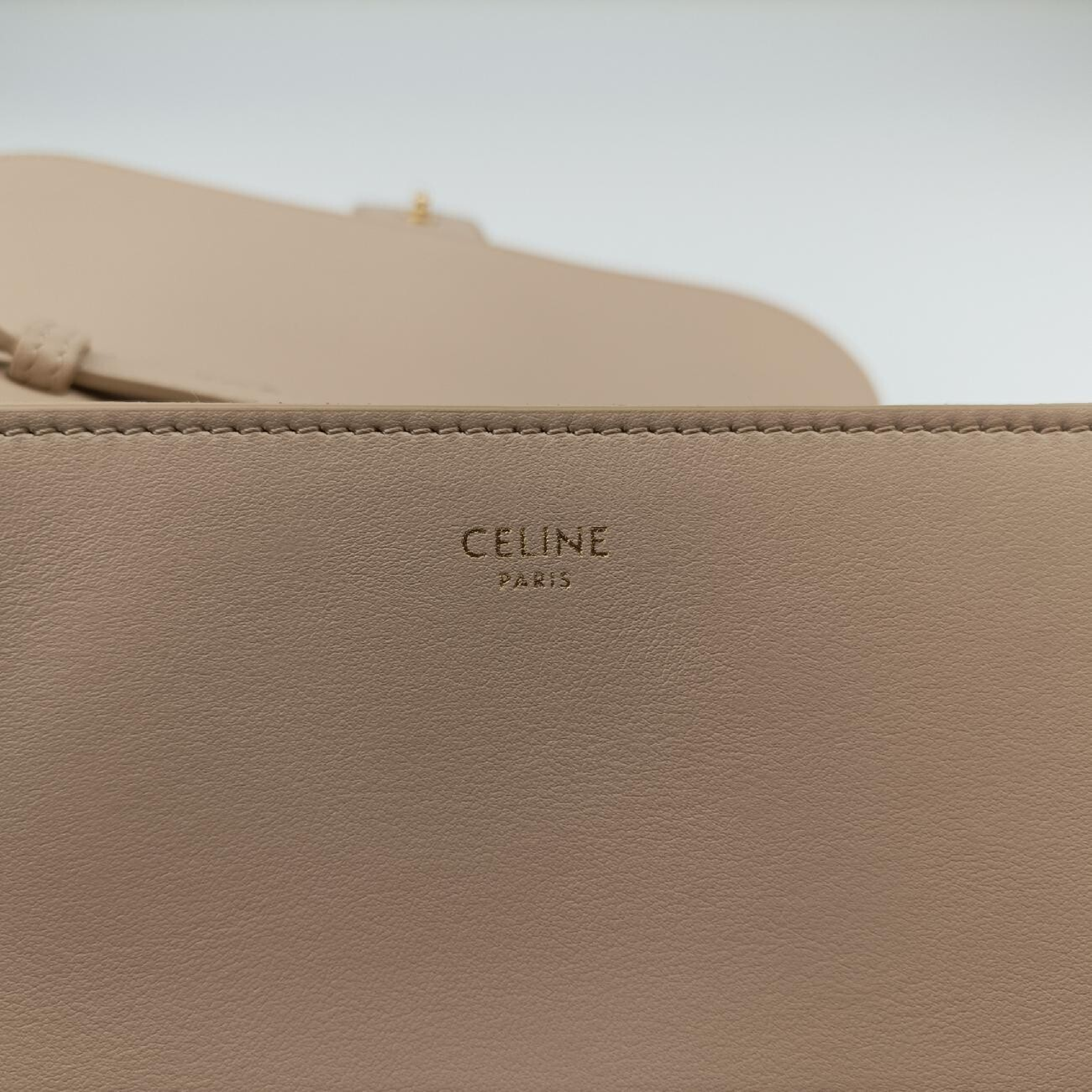 Taboo Medium Beige Leather Shoulder Bag 196583 U-CU-0282 — view 7