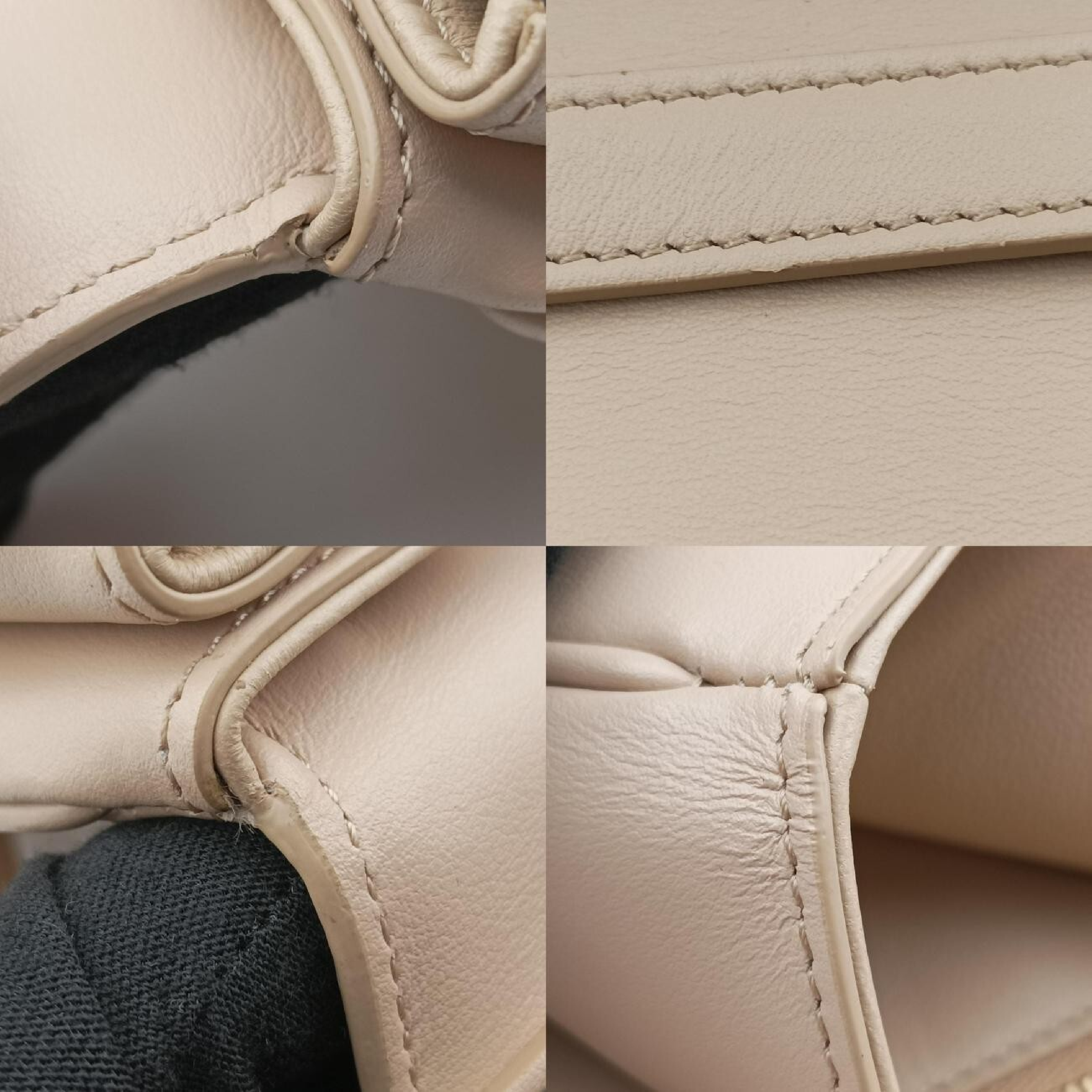 Taboo Medium Beige Leather Shoulder Bag 196583 U-CU-0282 — view 9