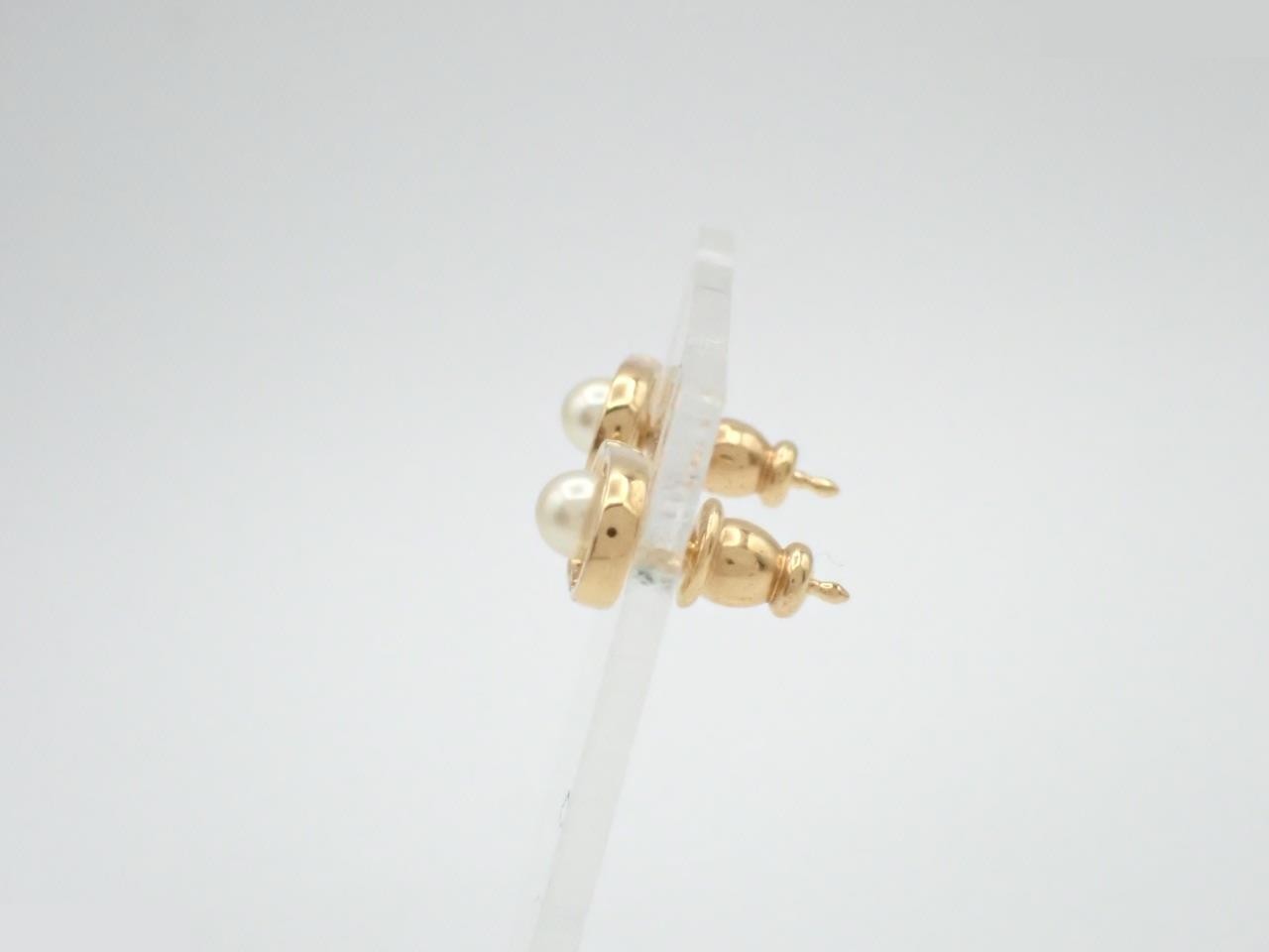 gold earrings — view 3