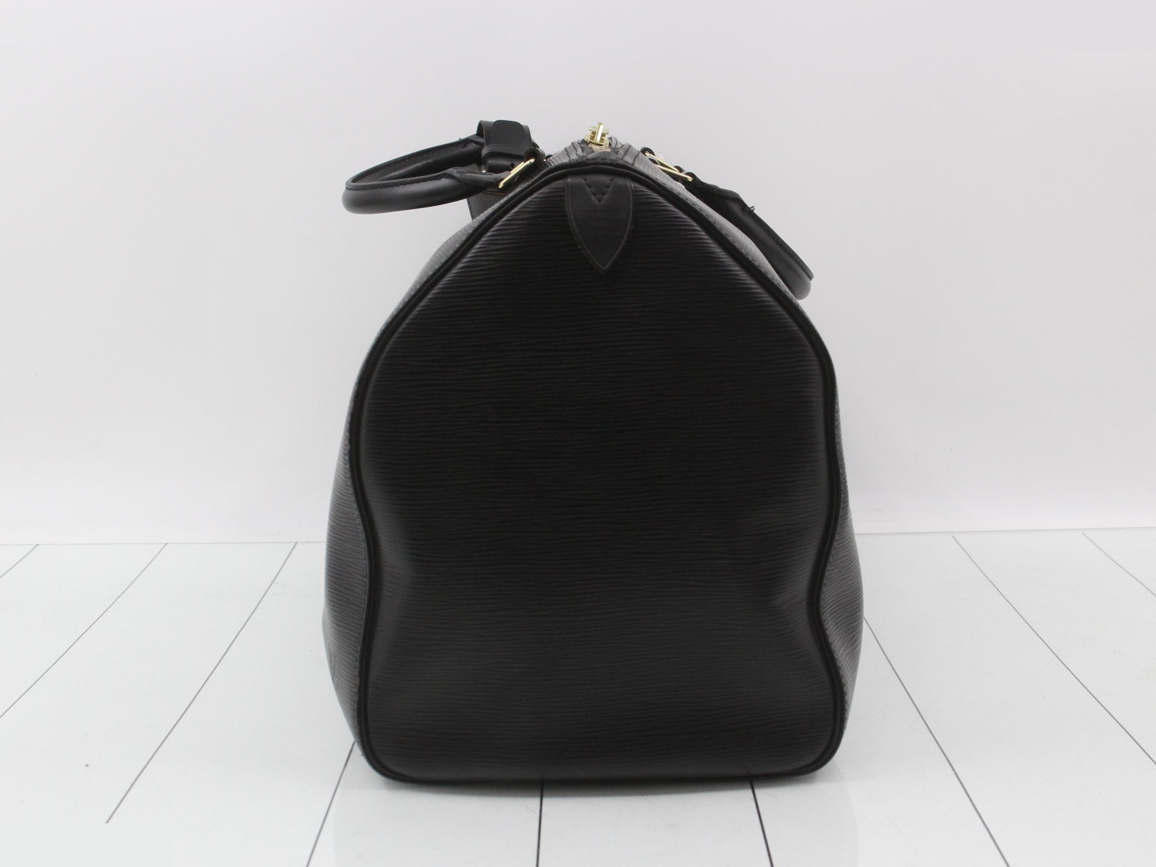 Epi Keepall 50 Noir Boston Bag — view 3