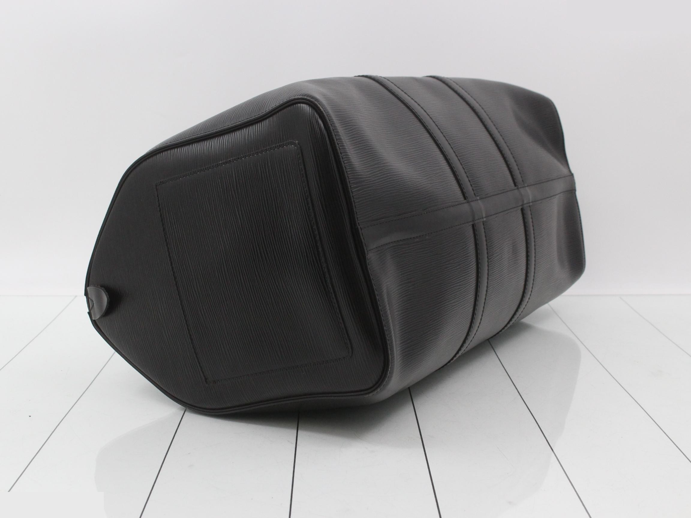 Epi Keepall 50 Noir Boston Bag — view 5