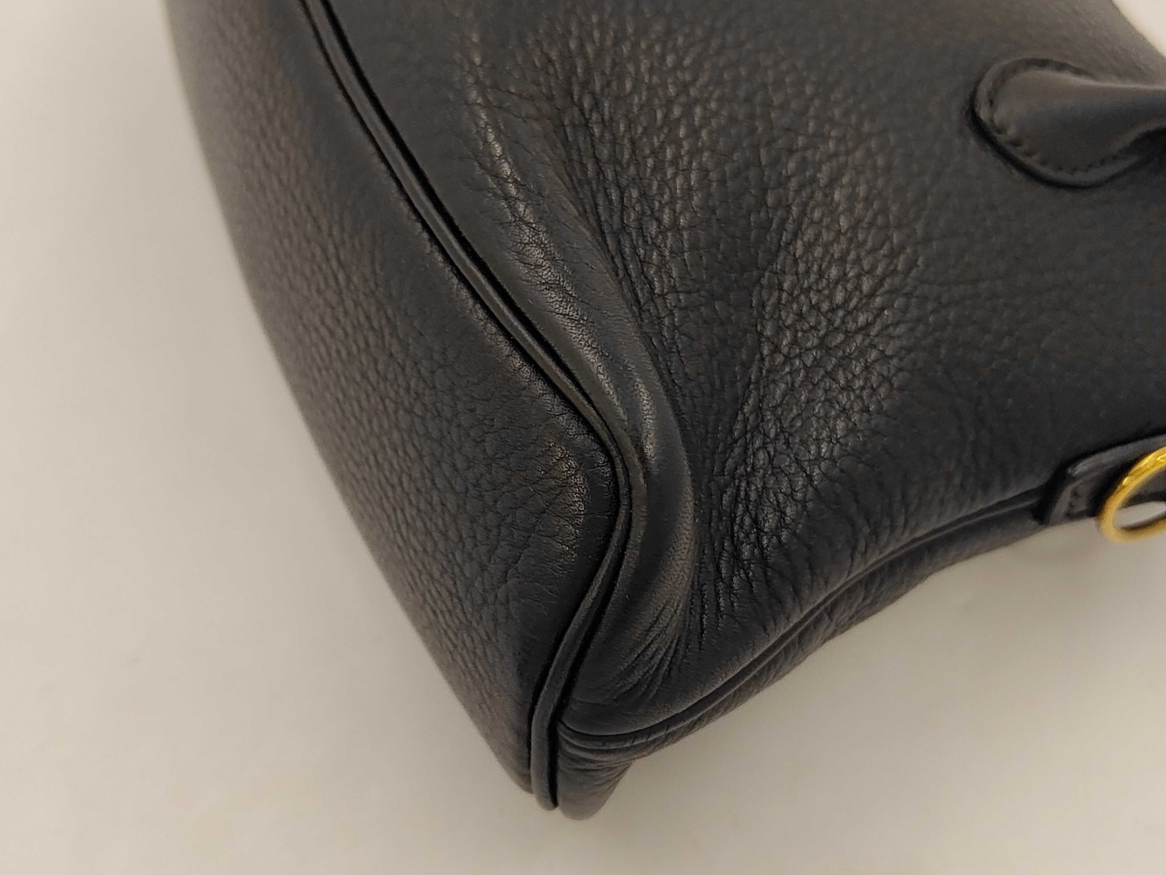Bolide Mini Taurillon Novillo Black Silver T Stamp ST Handbag — view 4