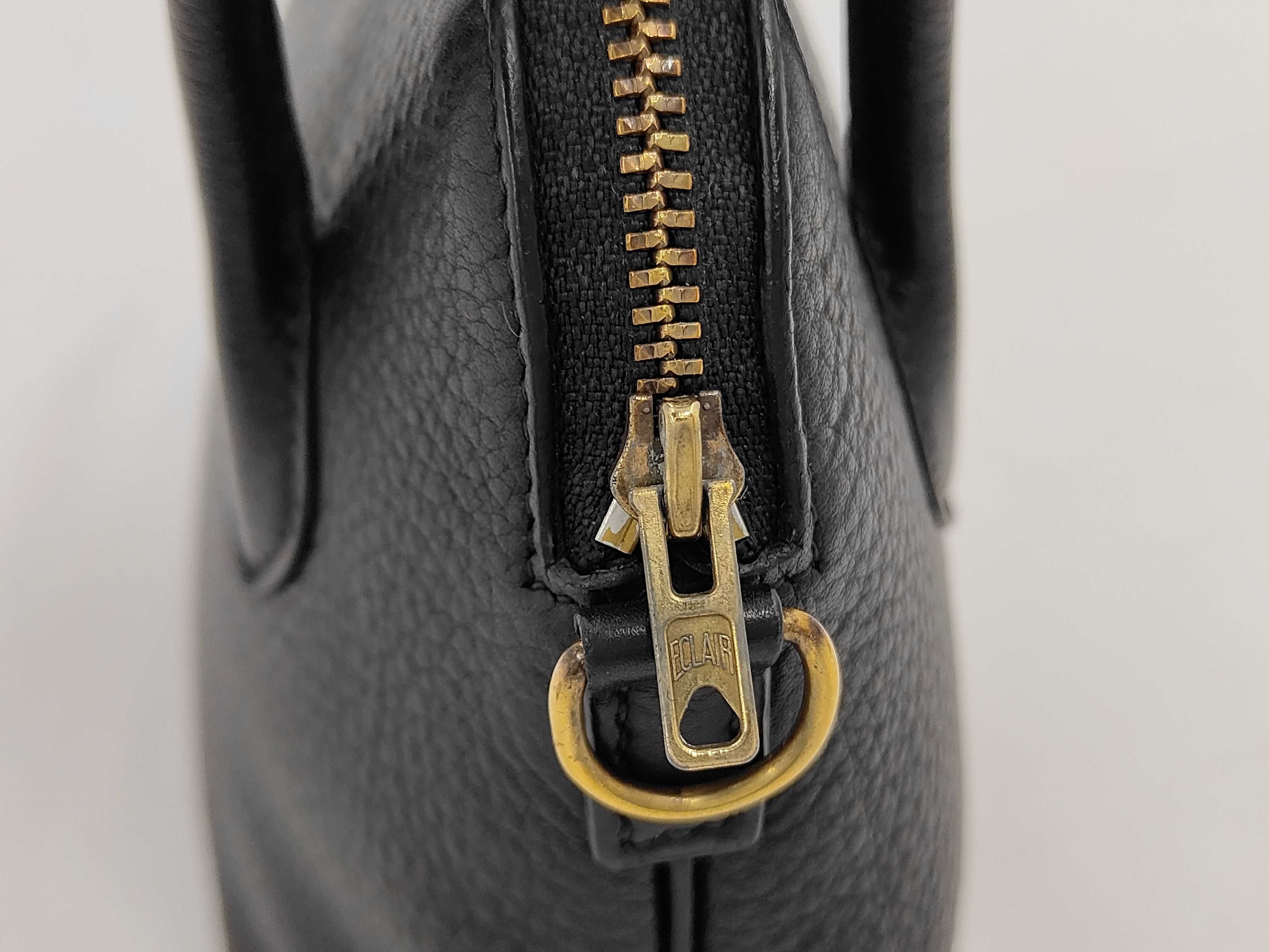 Bolide Mini Taurillon Novillo Black Silver T Stamp ST Handbag — view 8