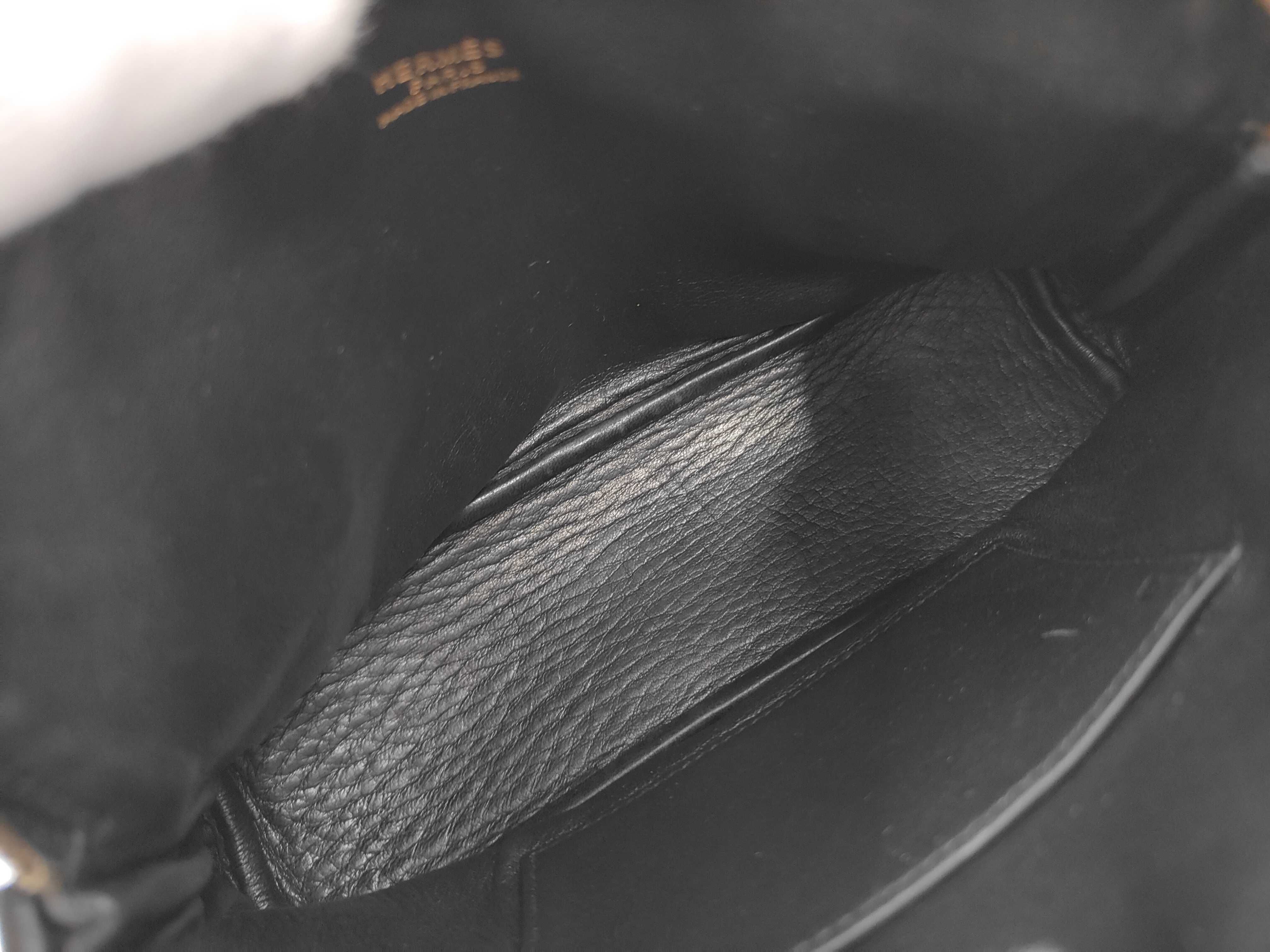 Bolide Mini Taurillon Novillo Black Silver T Stamp ST Handbag — view 9