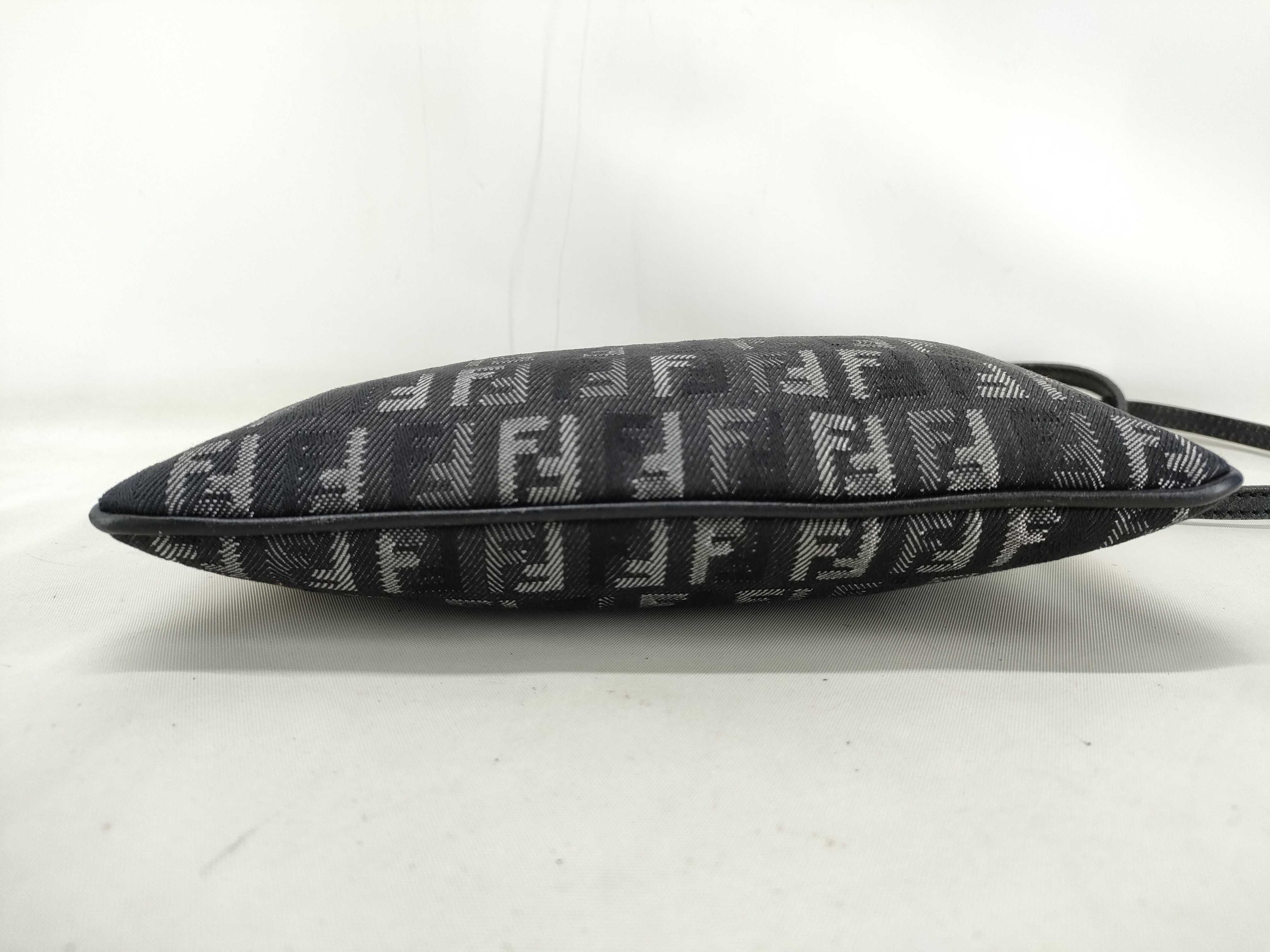 Zucca pattern Zucchino denim shoulder bag — view 3