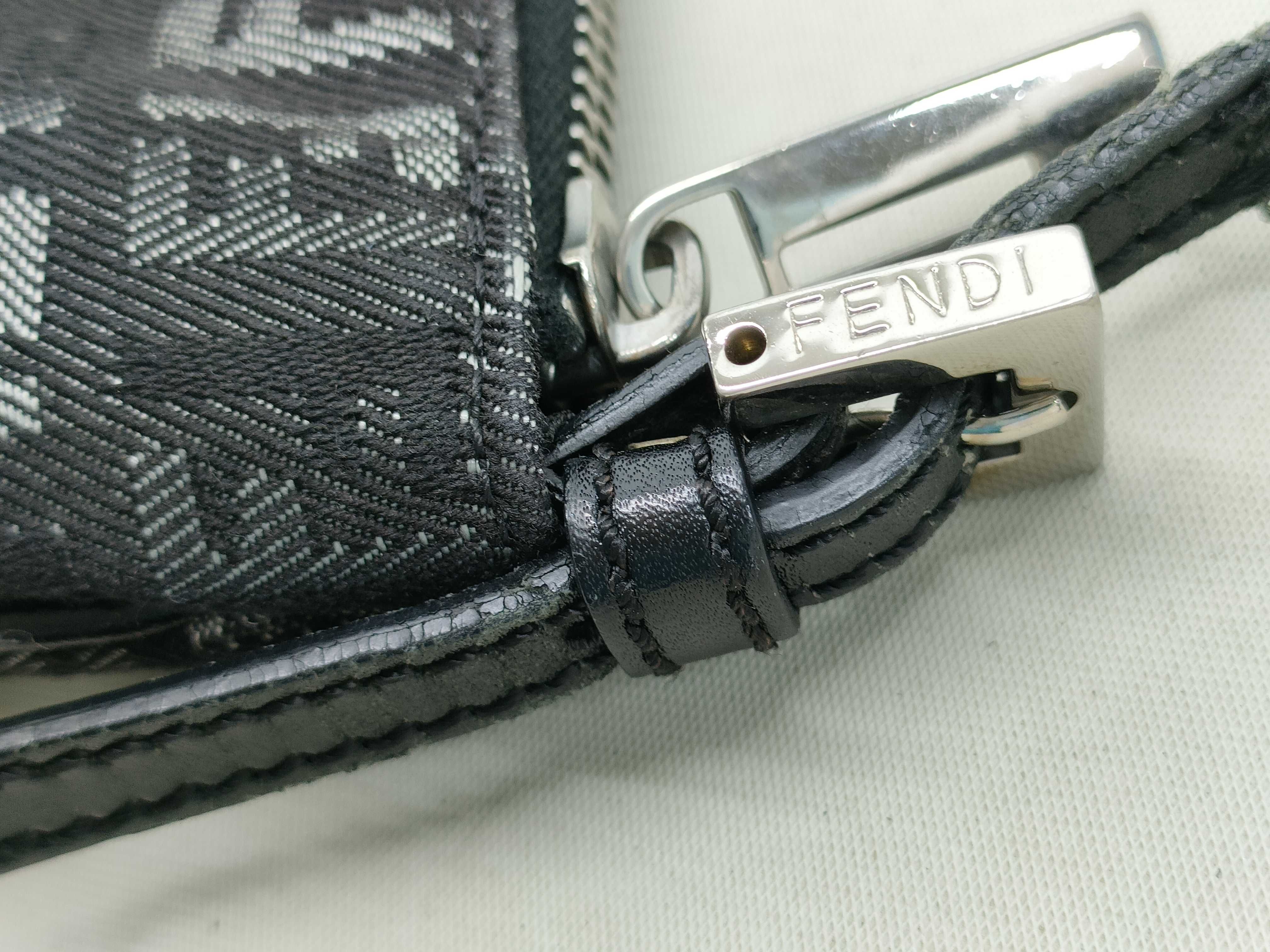 Zucca pattern Zucchino denim shoulder bag — view 7