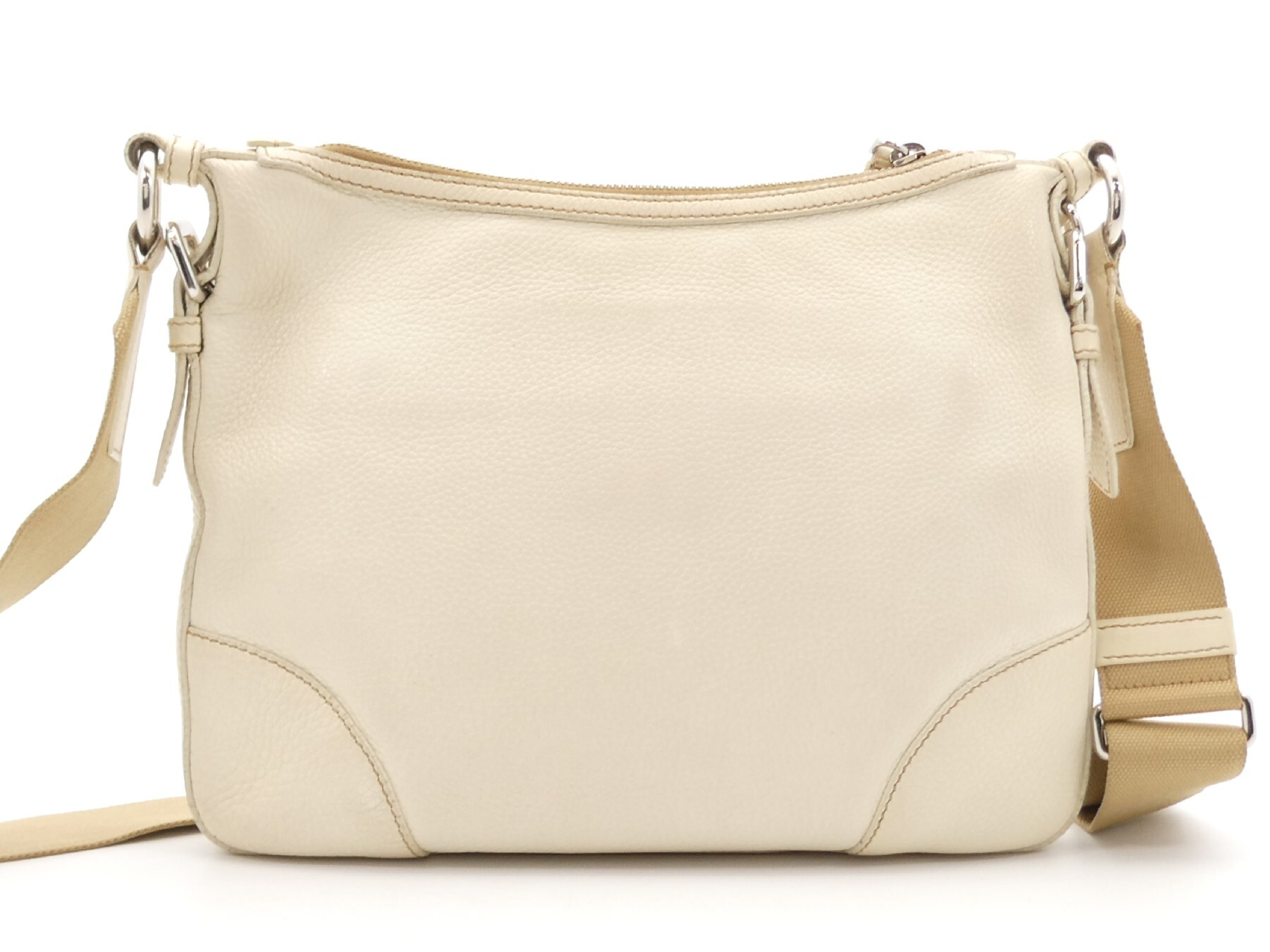 Logo Jacquard Leather Shoulder Bag — view 2