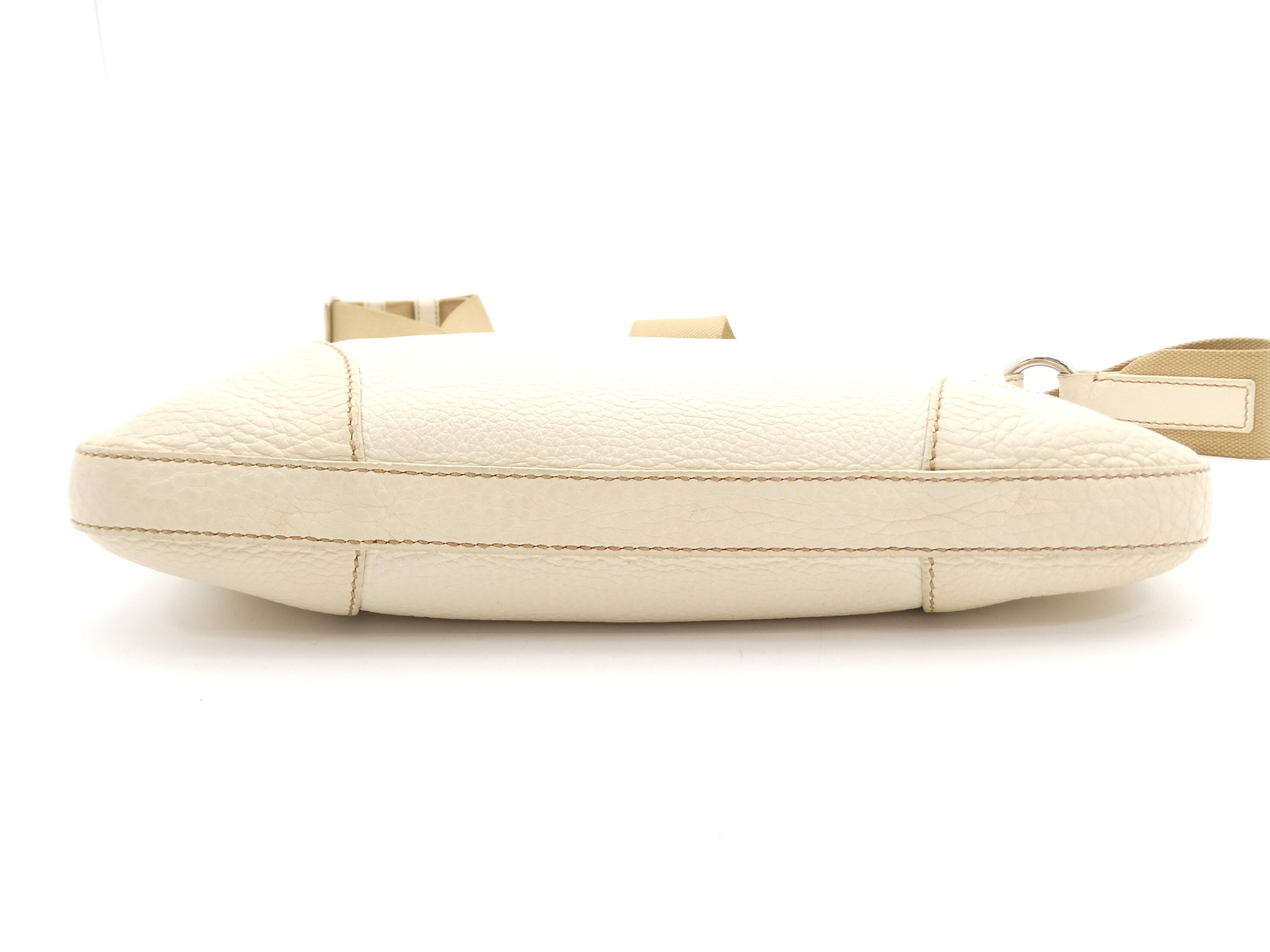 Logo Jacquard Leather Shoulder Bag — view 5