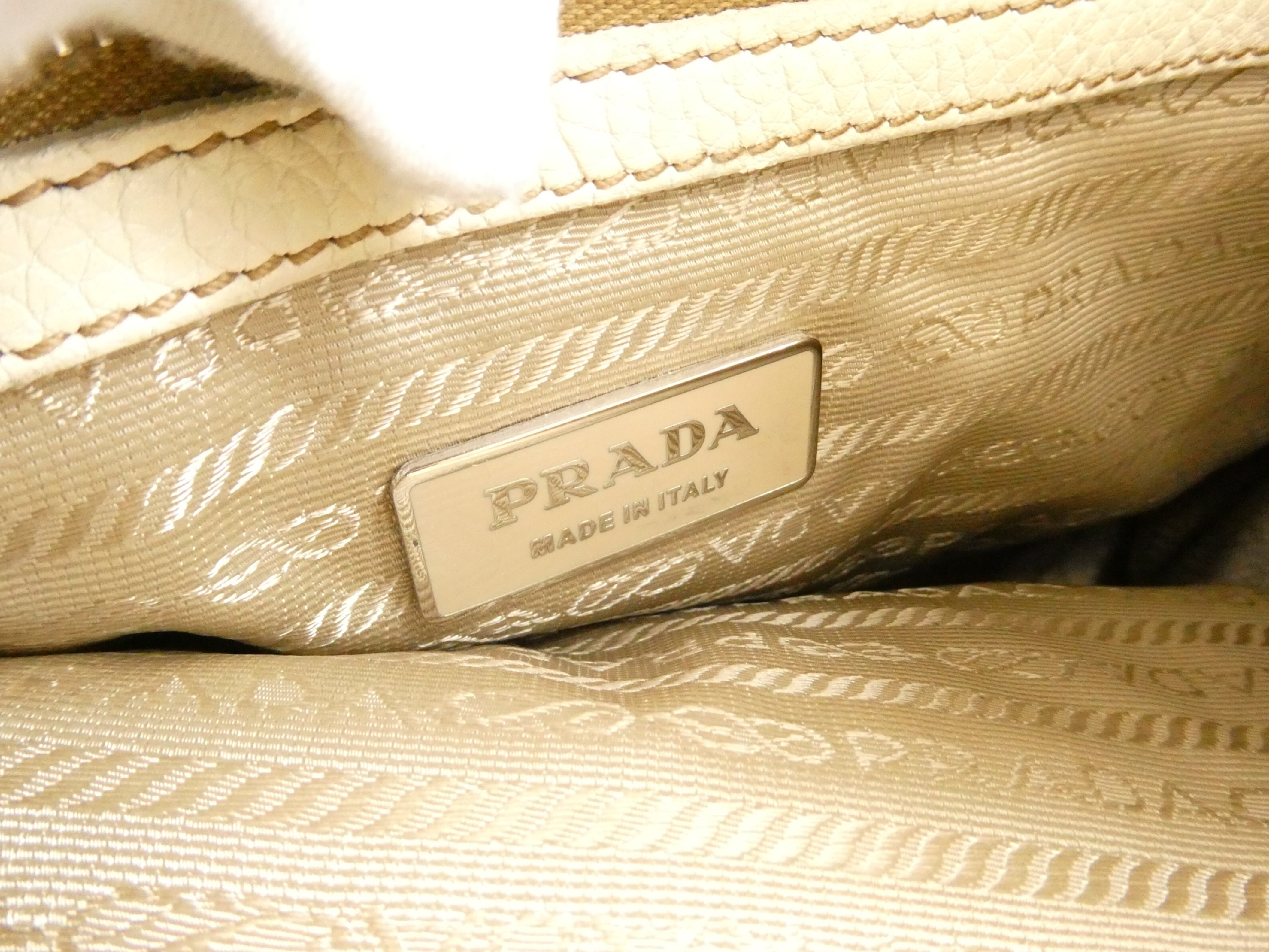 Logo Jacquard Leather Shoulder Bag — view 8