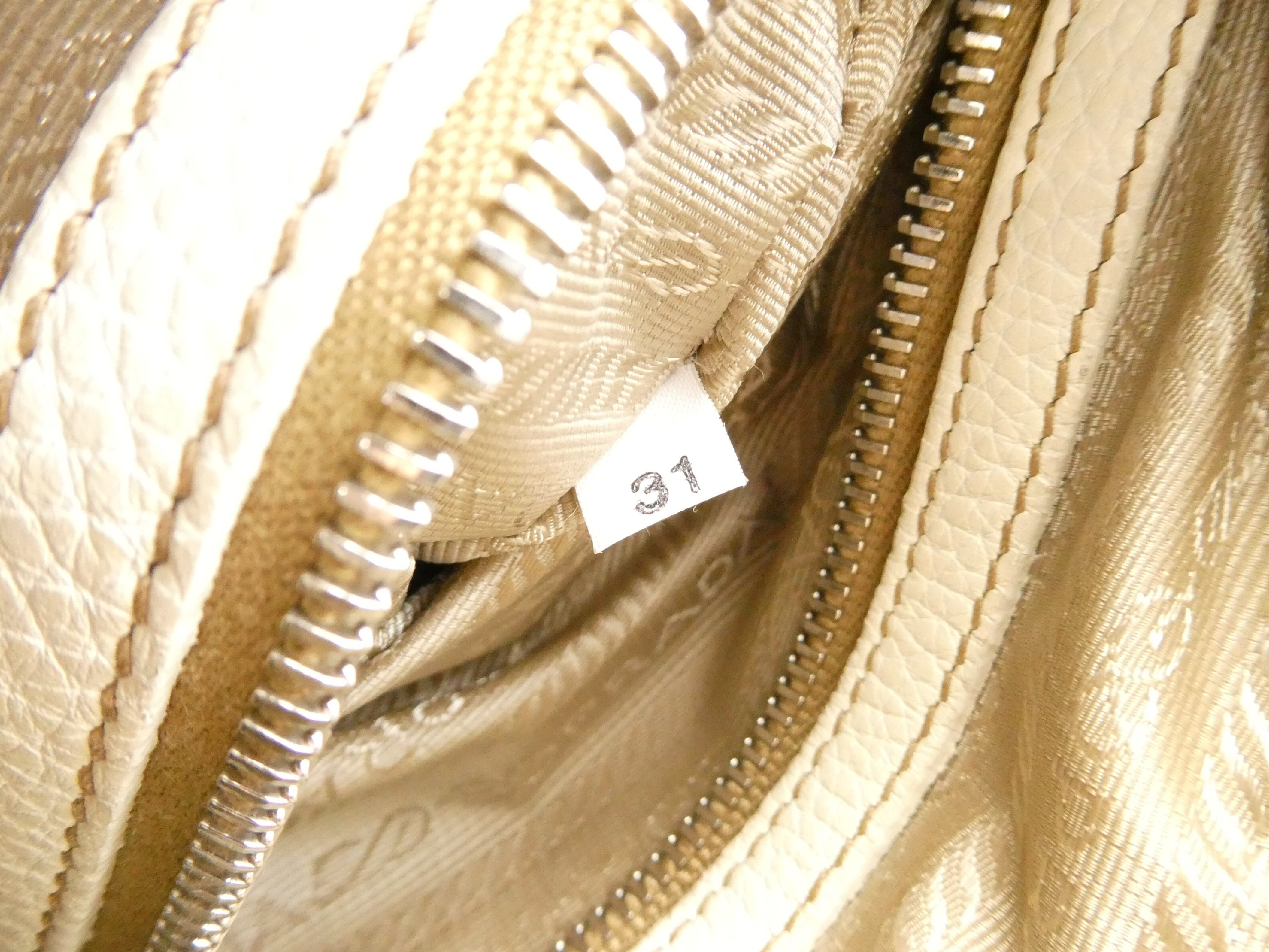 Logo Jacquard Leather Shoulder Bag — view 9