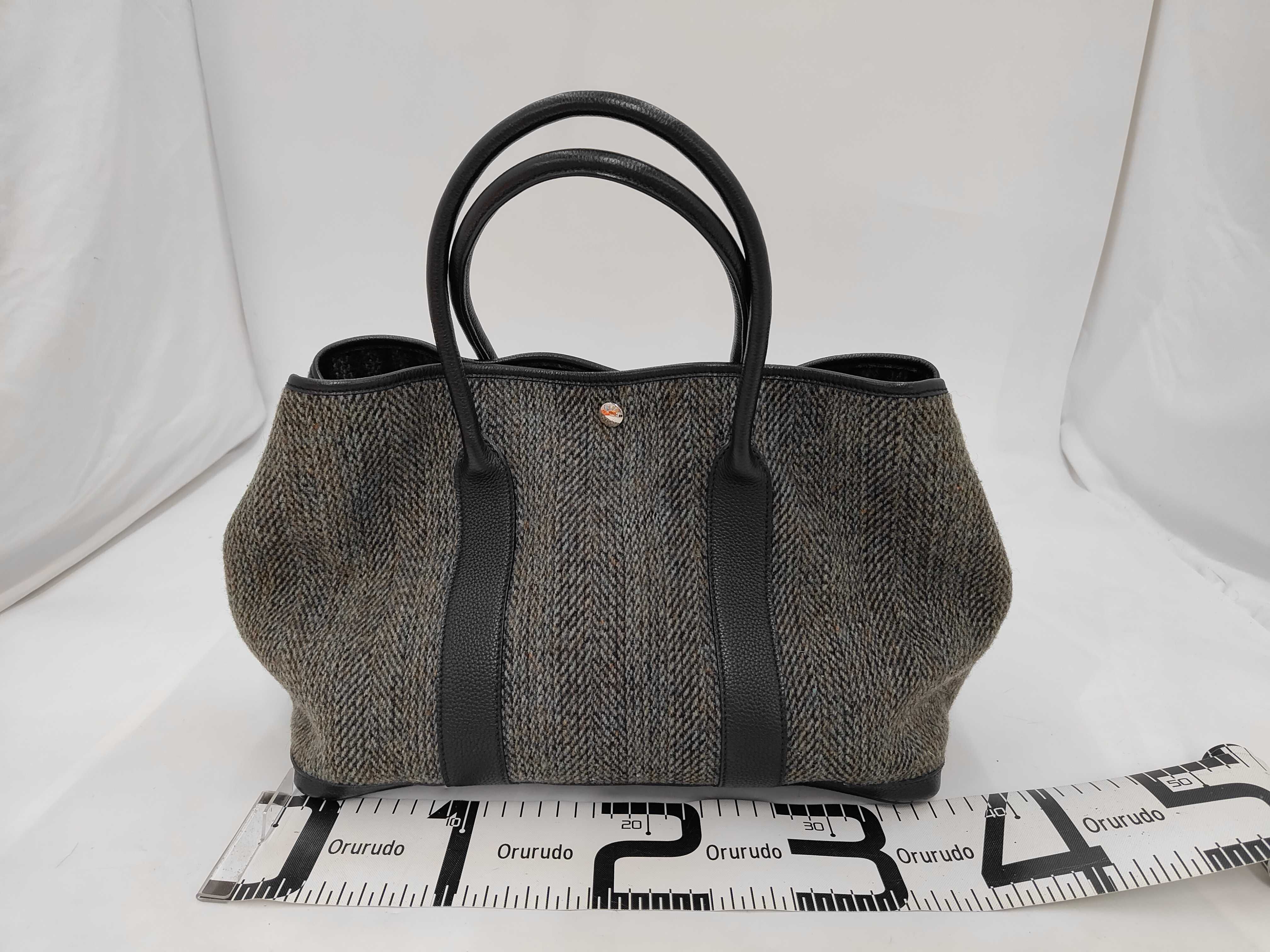 Garden Party PM G Wool x Leather Handbag — view 2