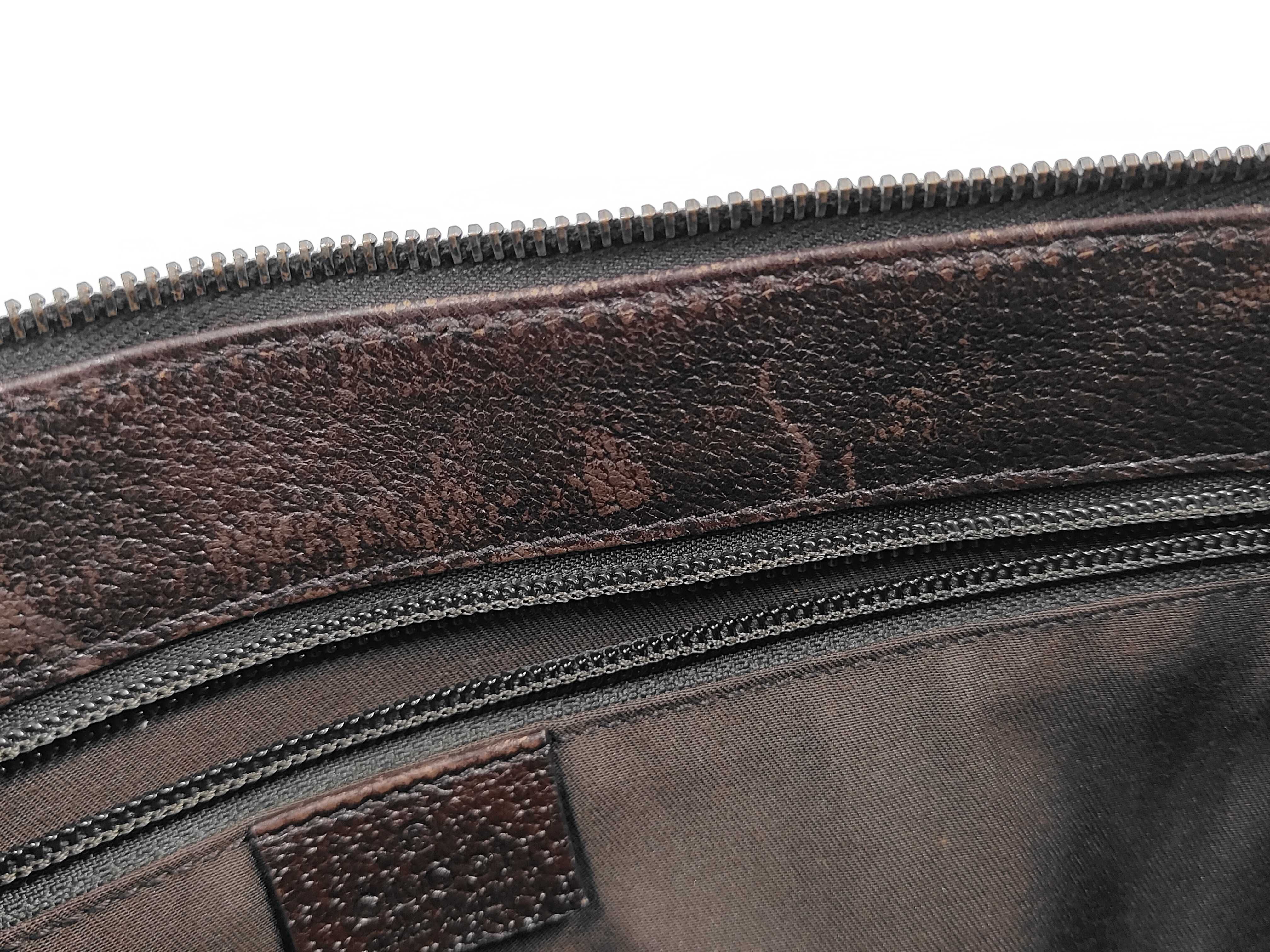 GG Canvas 114273 Leather Shoulder Bag — view 7
