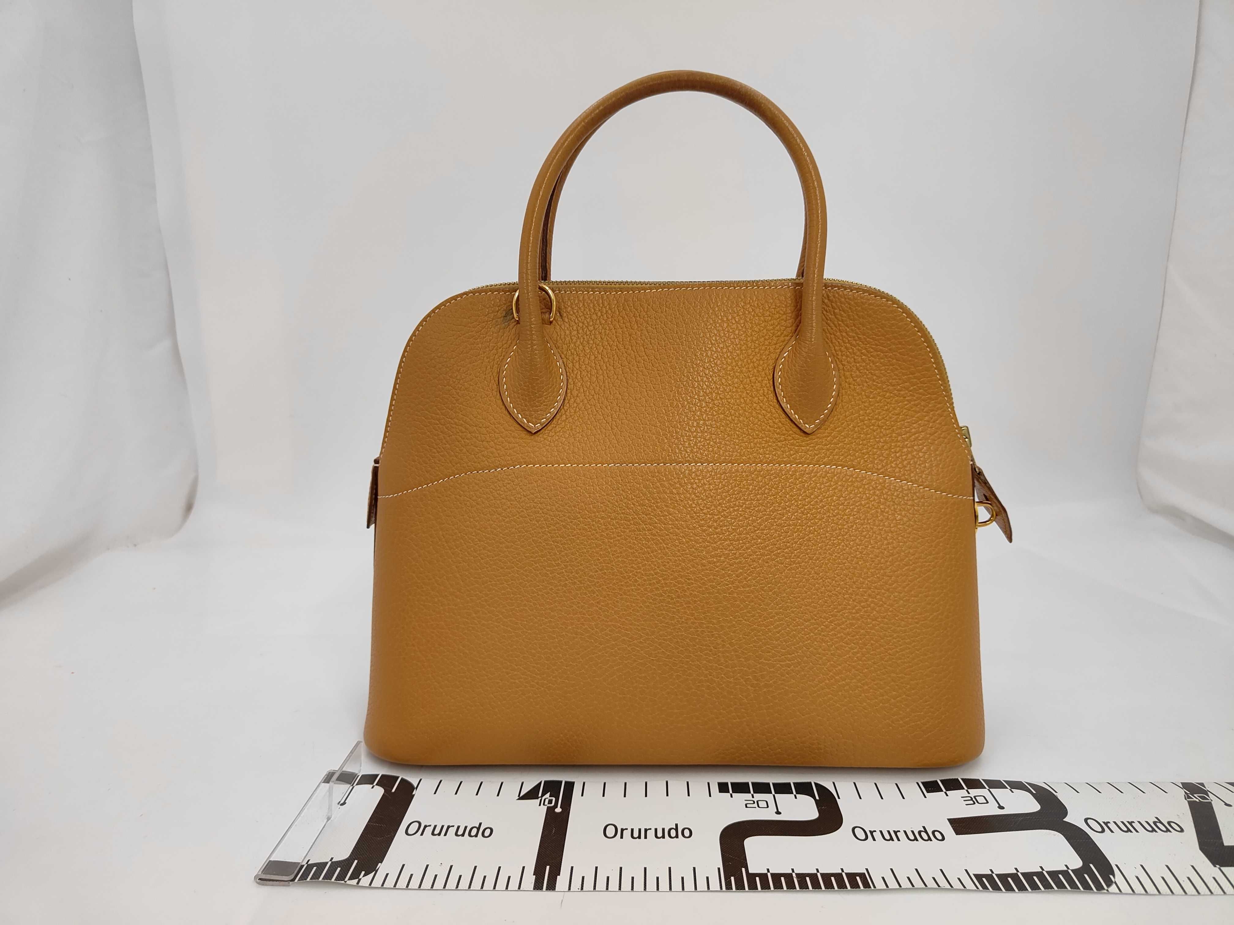 Bolide 31 Togo Gold Hardware H Handbag — view 2