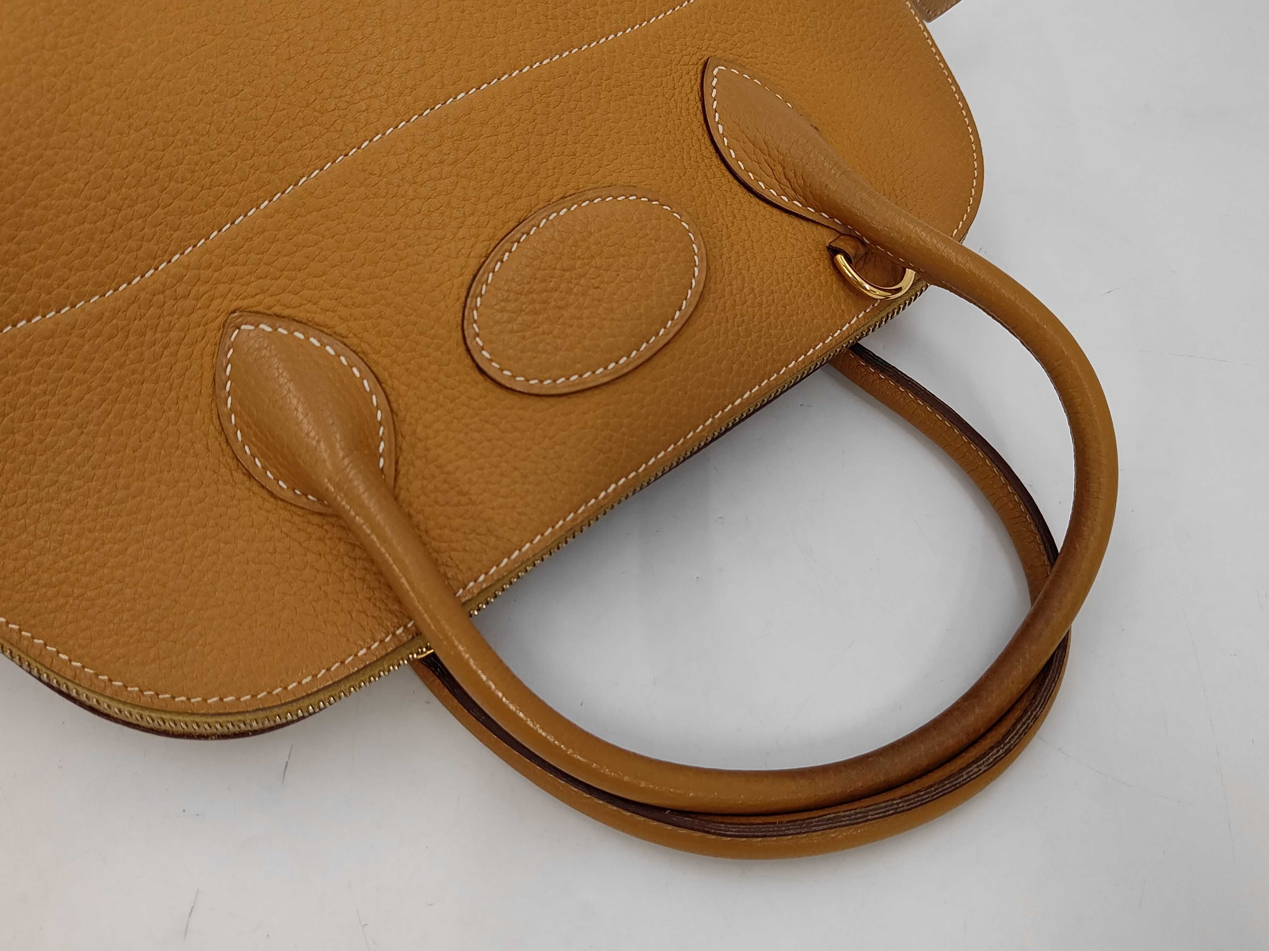 Bolide 31 Togo Gold Hardware H Handbag — view 3