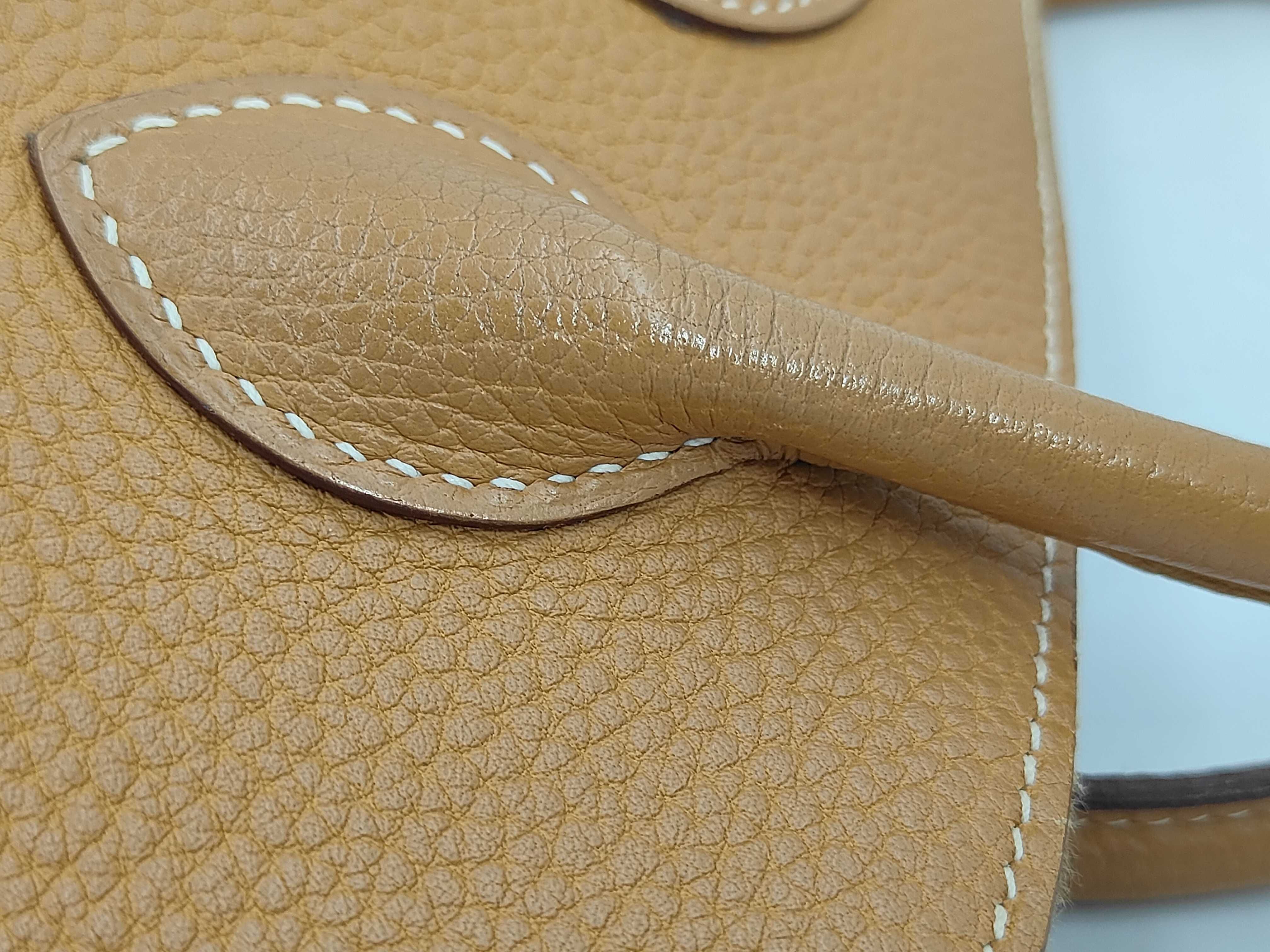 Bolide 31 Togo Gold Hardware H Handbag — view 5