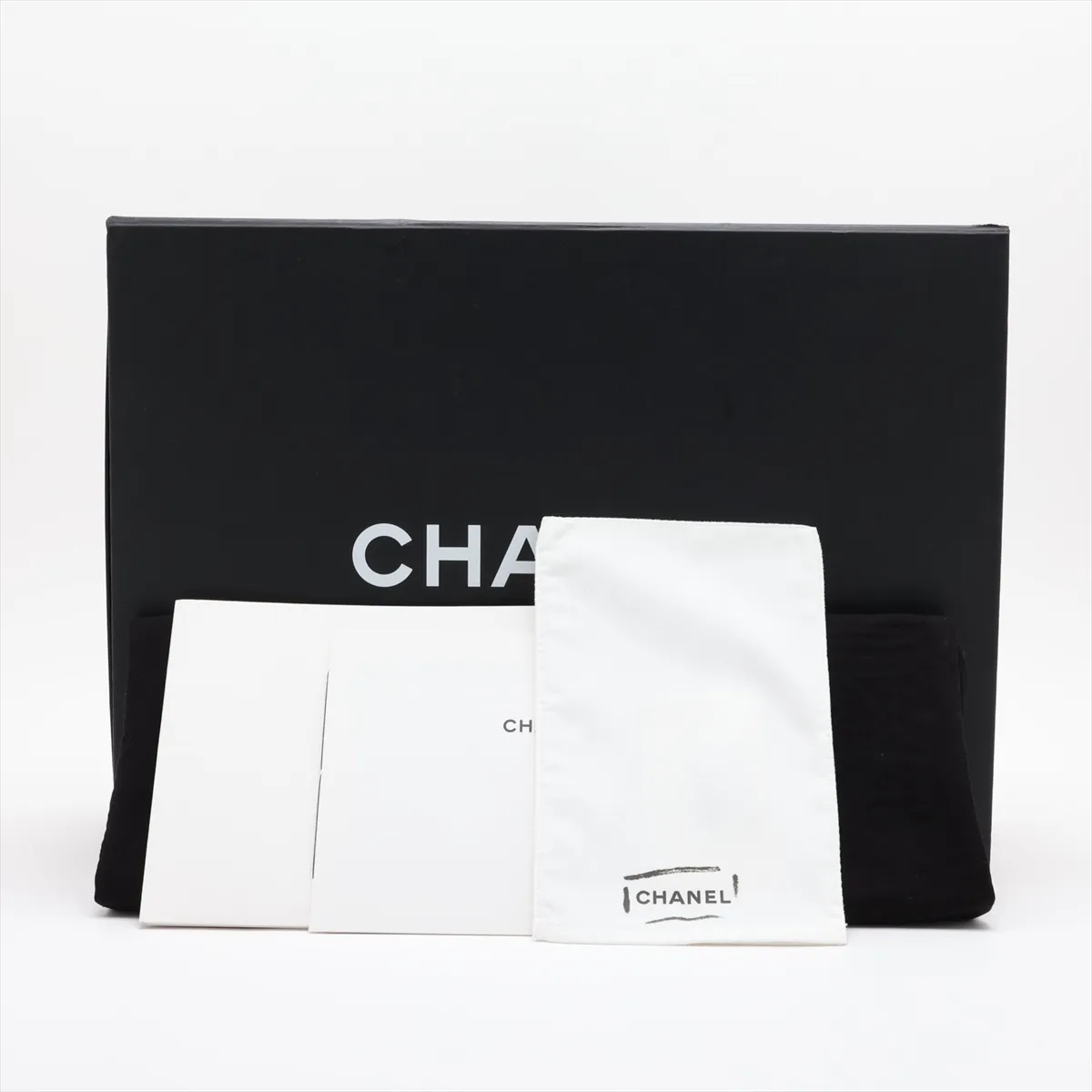 GST Caviar Skin Chain Tote Bag, Black with Gold Hardware, 19919378, Serial Number 19-series, A50995 — view 14