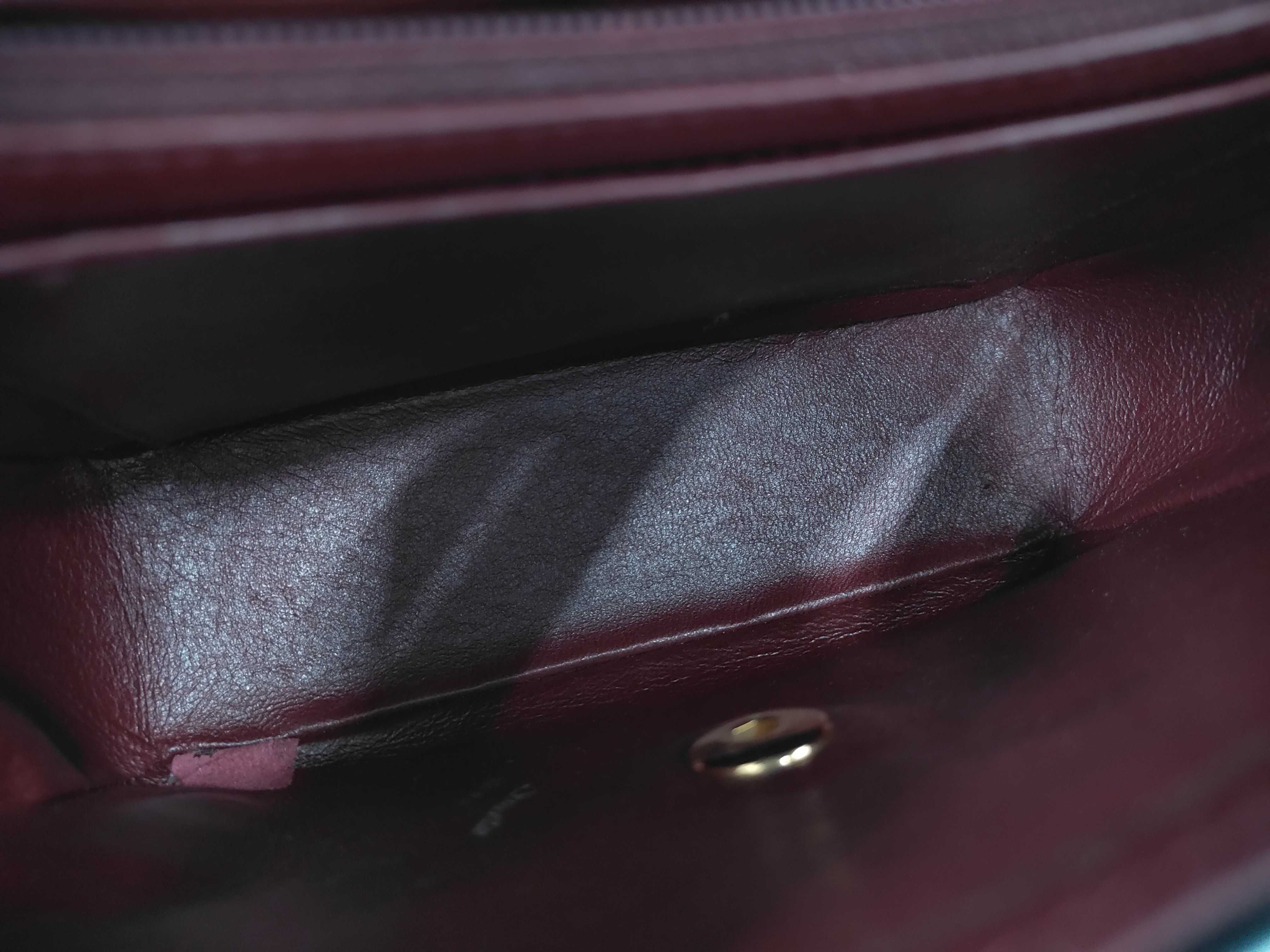 Matelassé Coco Mark Patent Leather Handbag — view 12