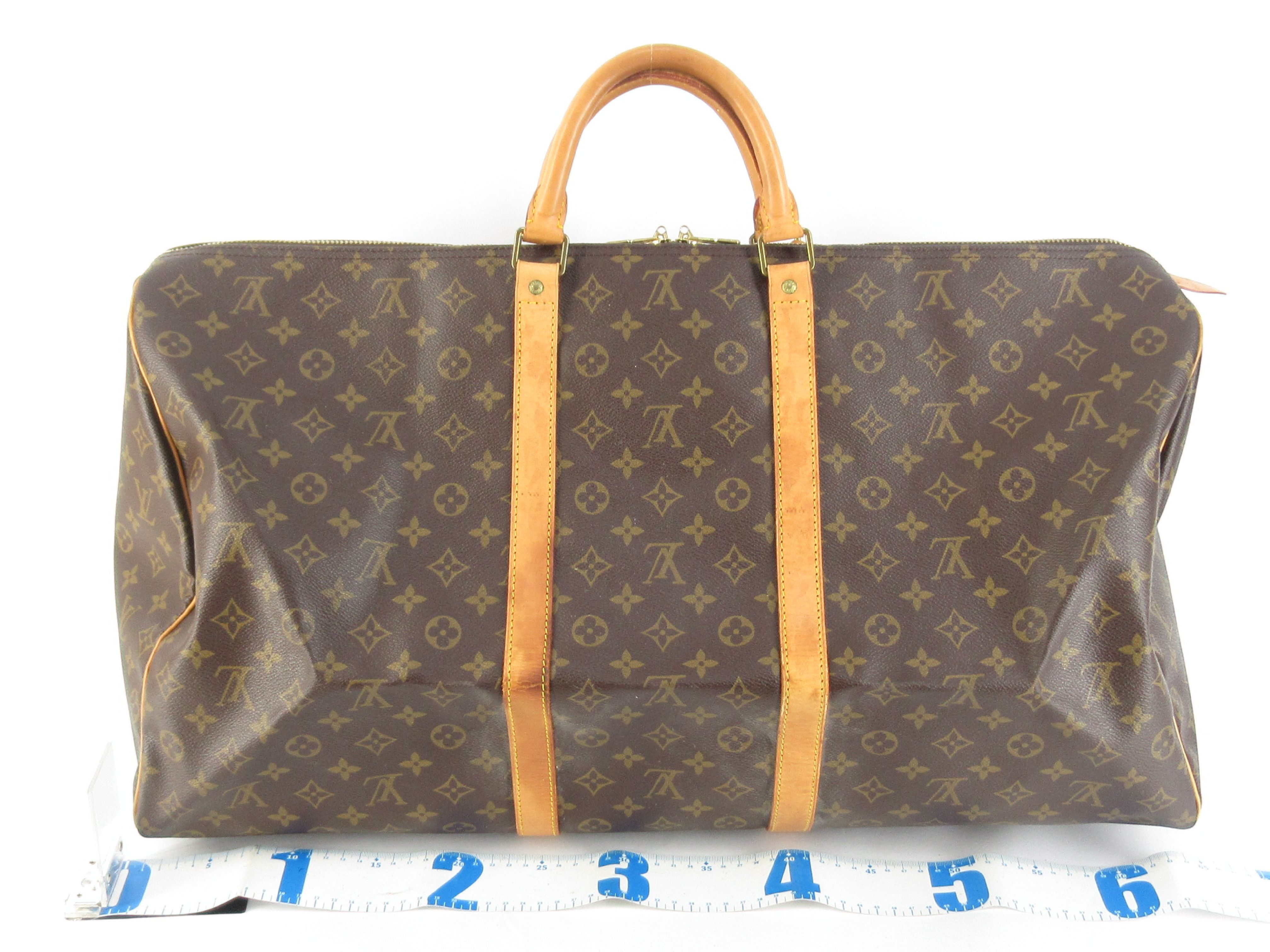 Monogram Louis Vuitton Keepall Boston Bag — view 2