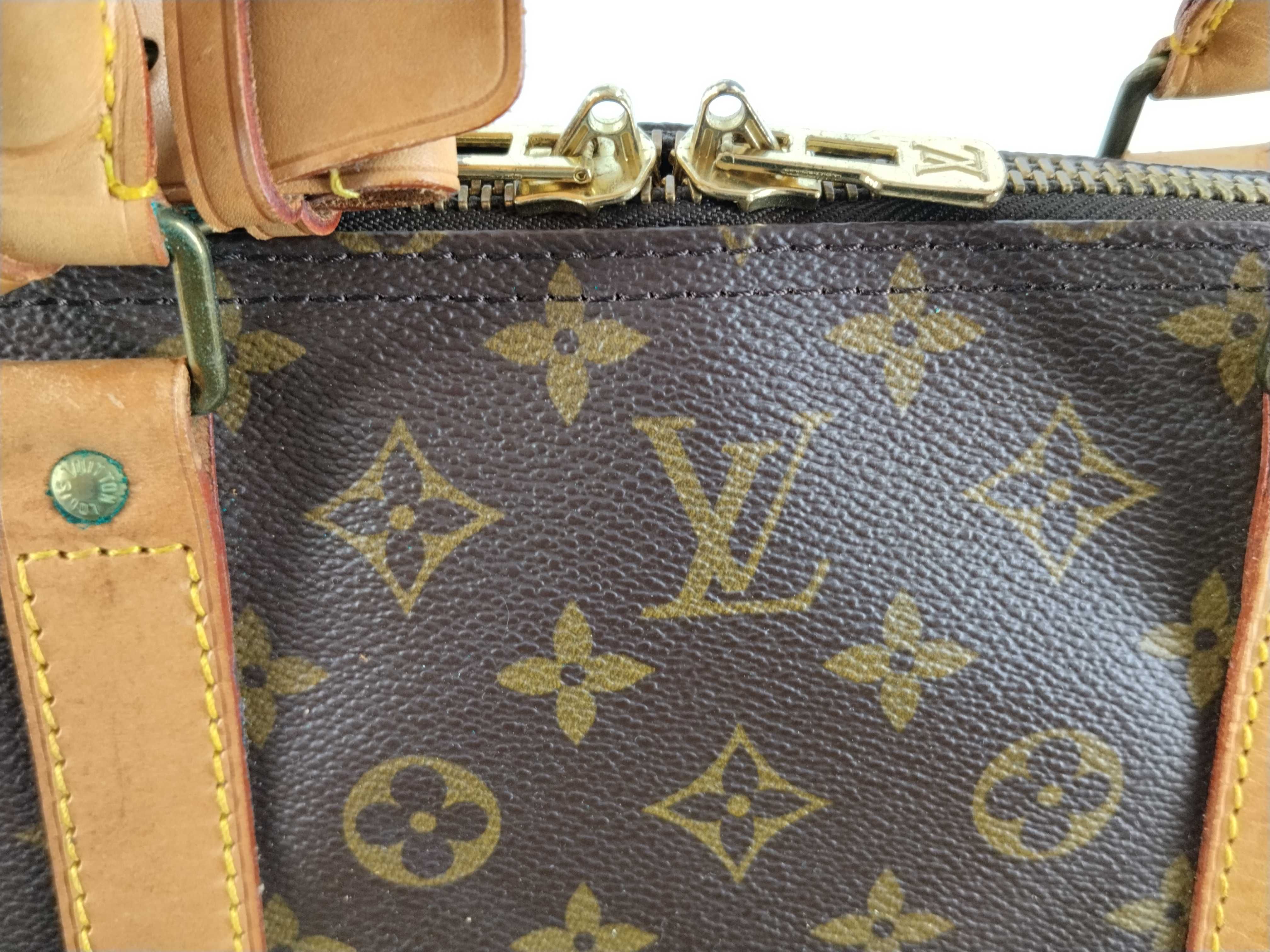 Monogram Louis Vuitton Keepall Boston Bag — view 11