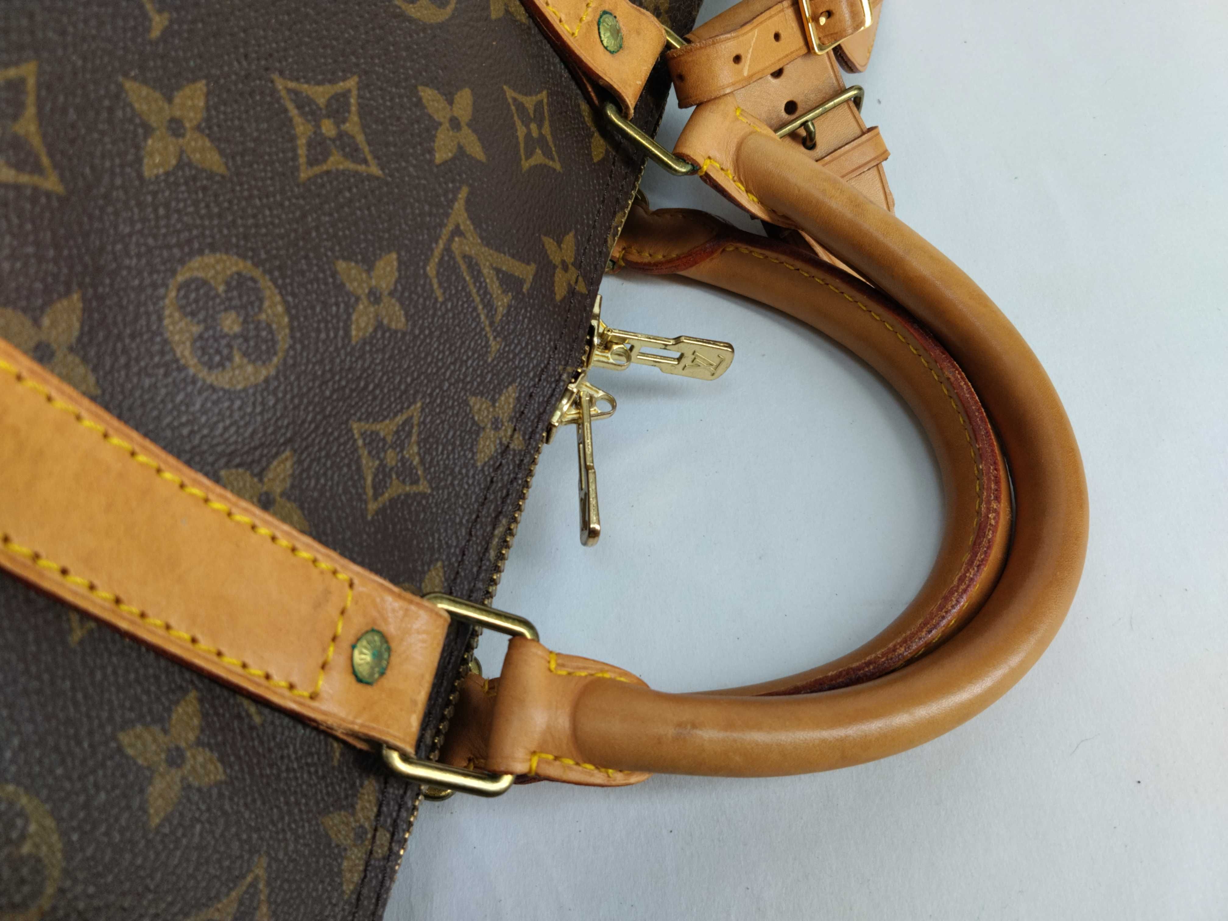 Monogram Louis Vuitton Keepall Boston Bag — view 3