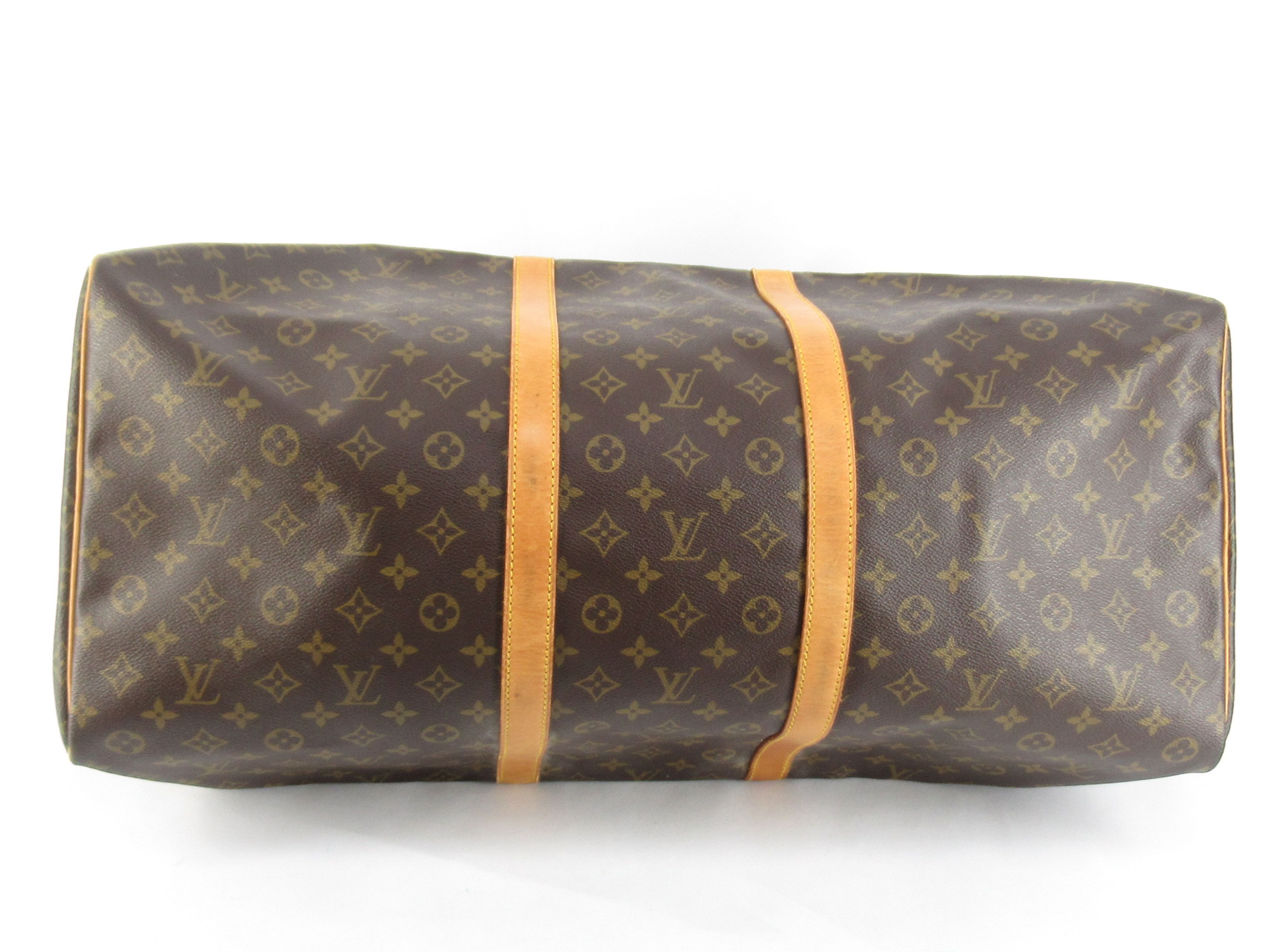 Monogram Louis Vuitton Keepall Boston Bag — view 7